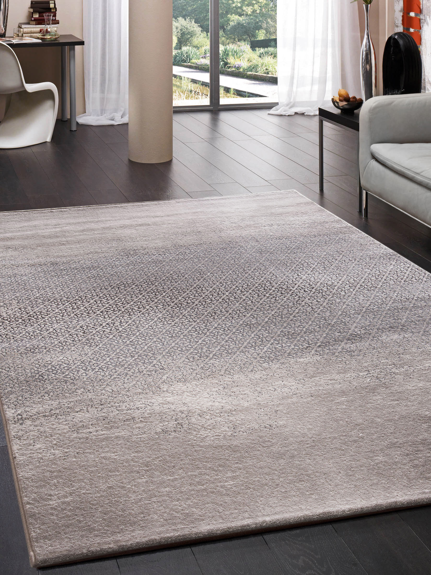 Baroque VintageTeppich von Kibek in Grau