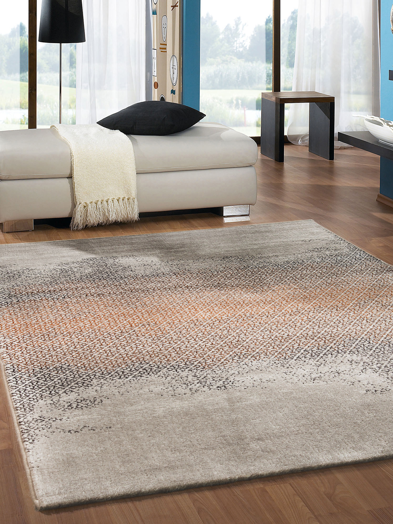 Baroque VintageTeppich von Kibek in Grau