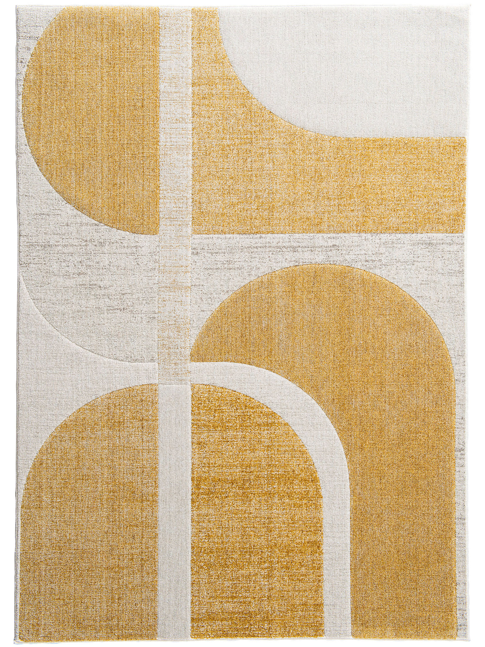 Moderne Teppiche von Kibek Rockledge in Gelb, 160 x 230 cm