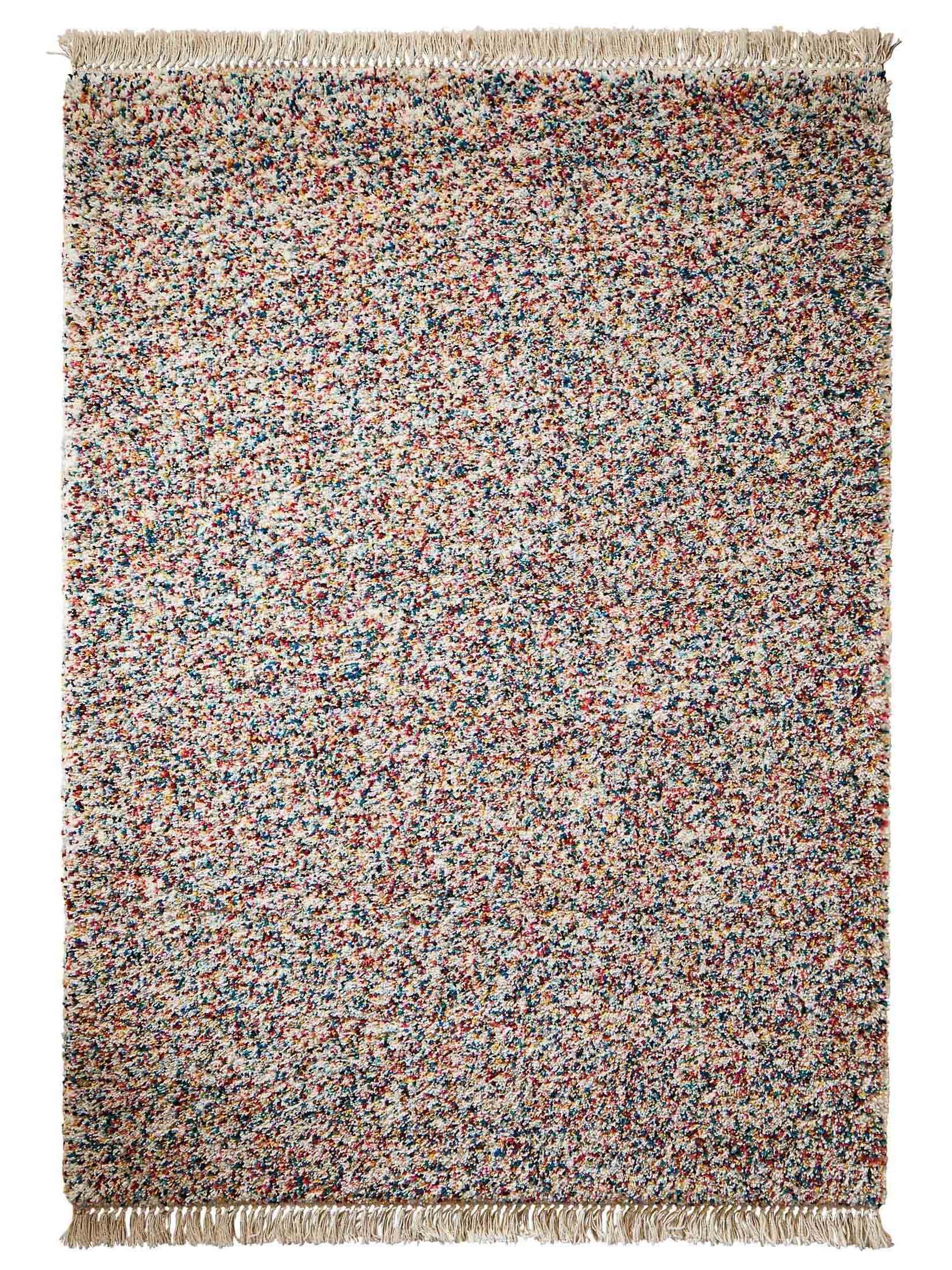 David Hochflor Teppichboden, mit Komfortrücken, 400cm Breite & Raummaß, Sand, Mustermaterial