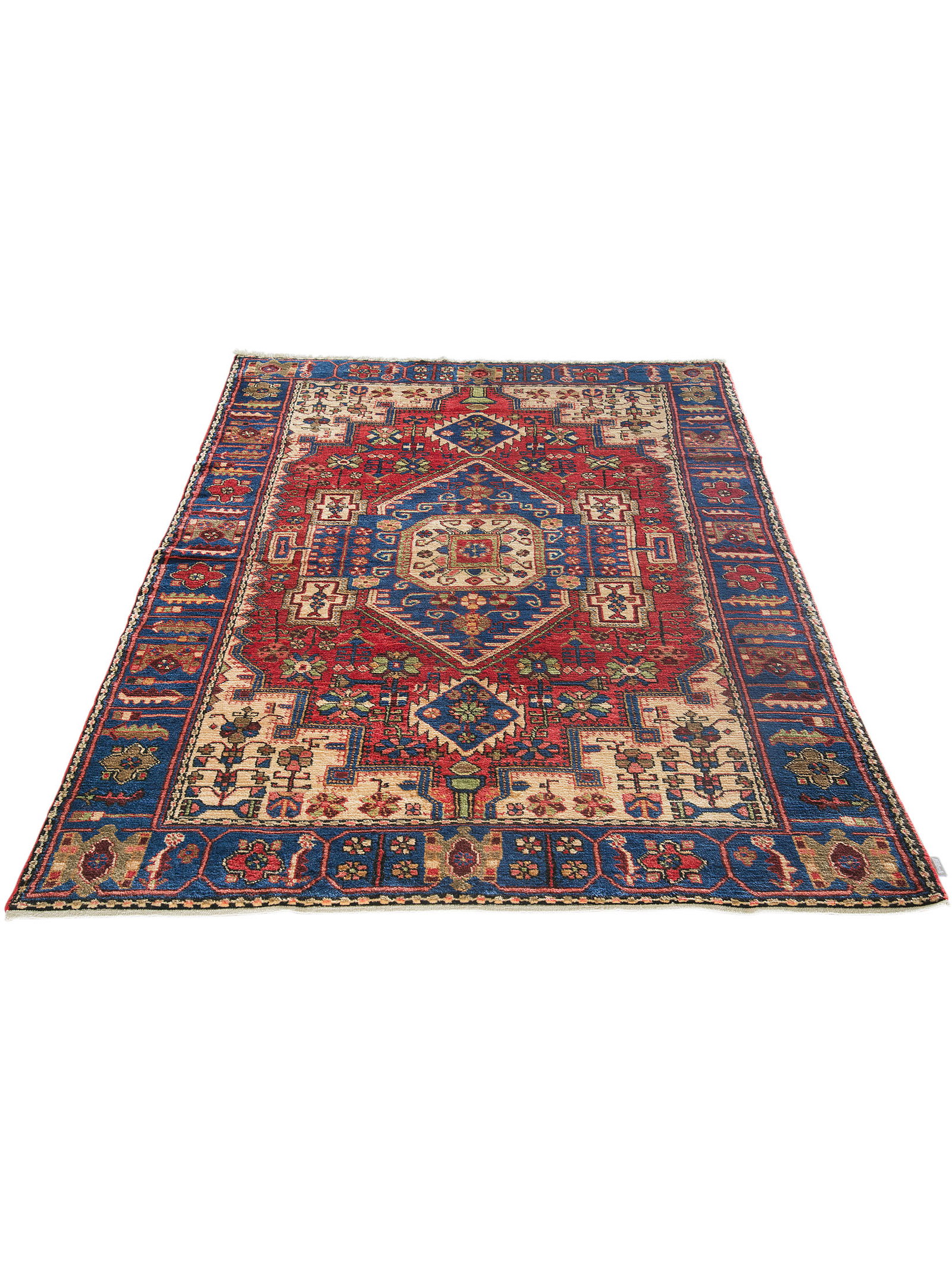 Kibek Unikat / Einzelstück - Nahavand Hamadan Rot 140 x 200 cm 100% Schurwolle