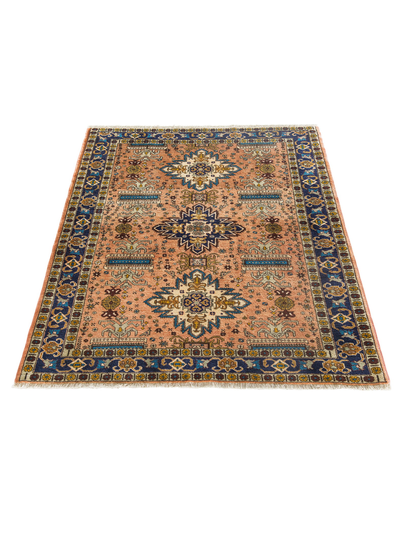 Kibek Unikat / Einzelstück - Meshkin Rosa 90 x 160 cm 100% Schurwolle
