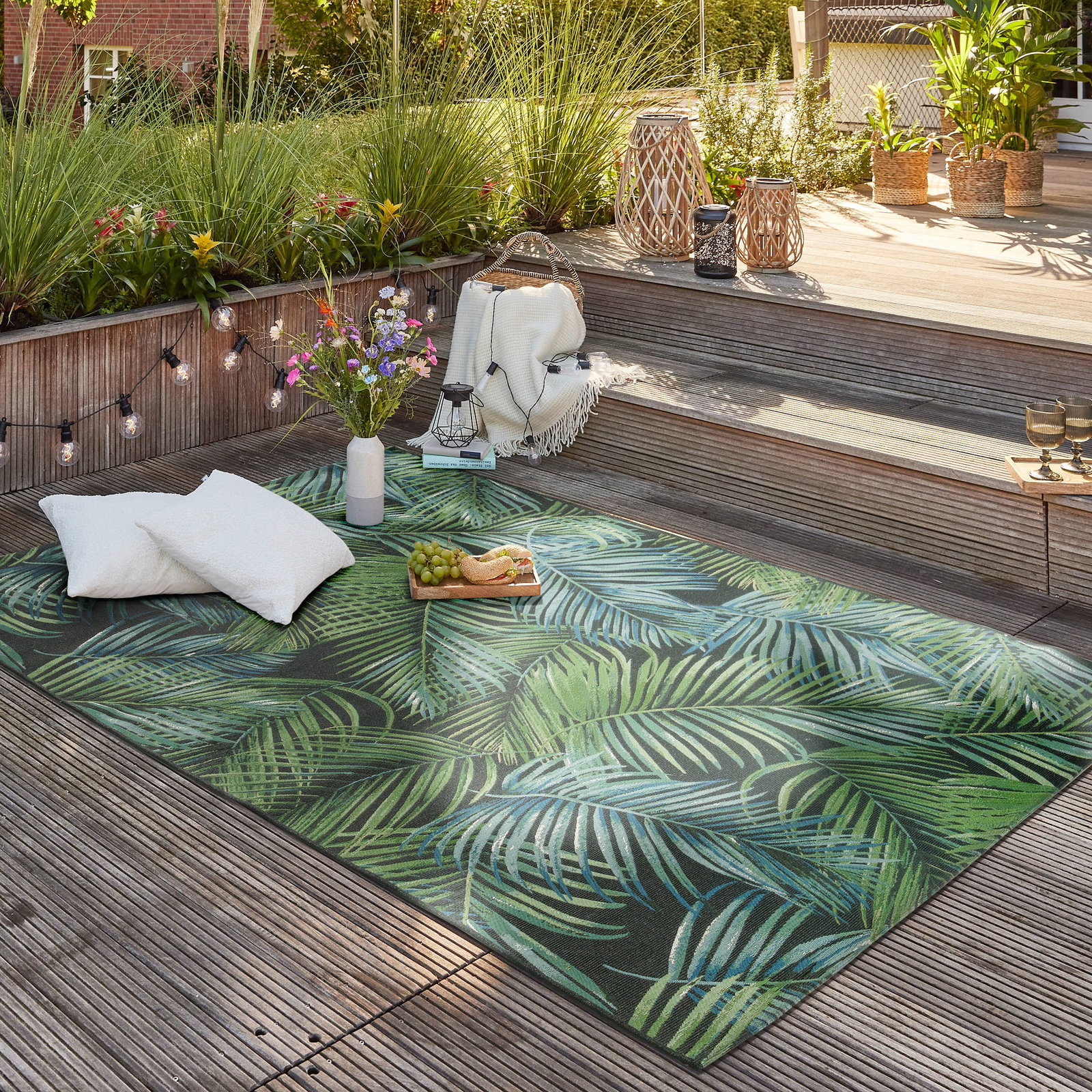 Kibek Outdoor-Teppich - Galapagos Schwarz 240 x 330 cm