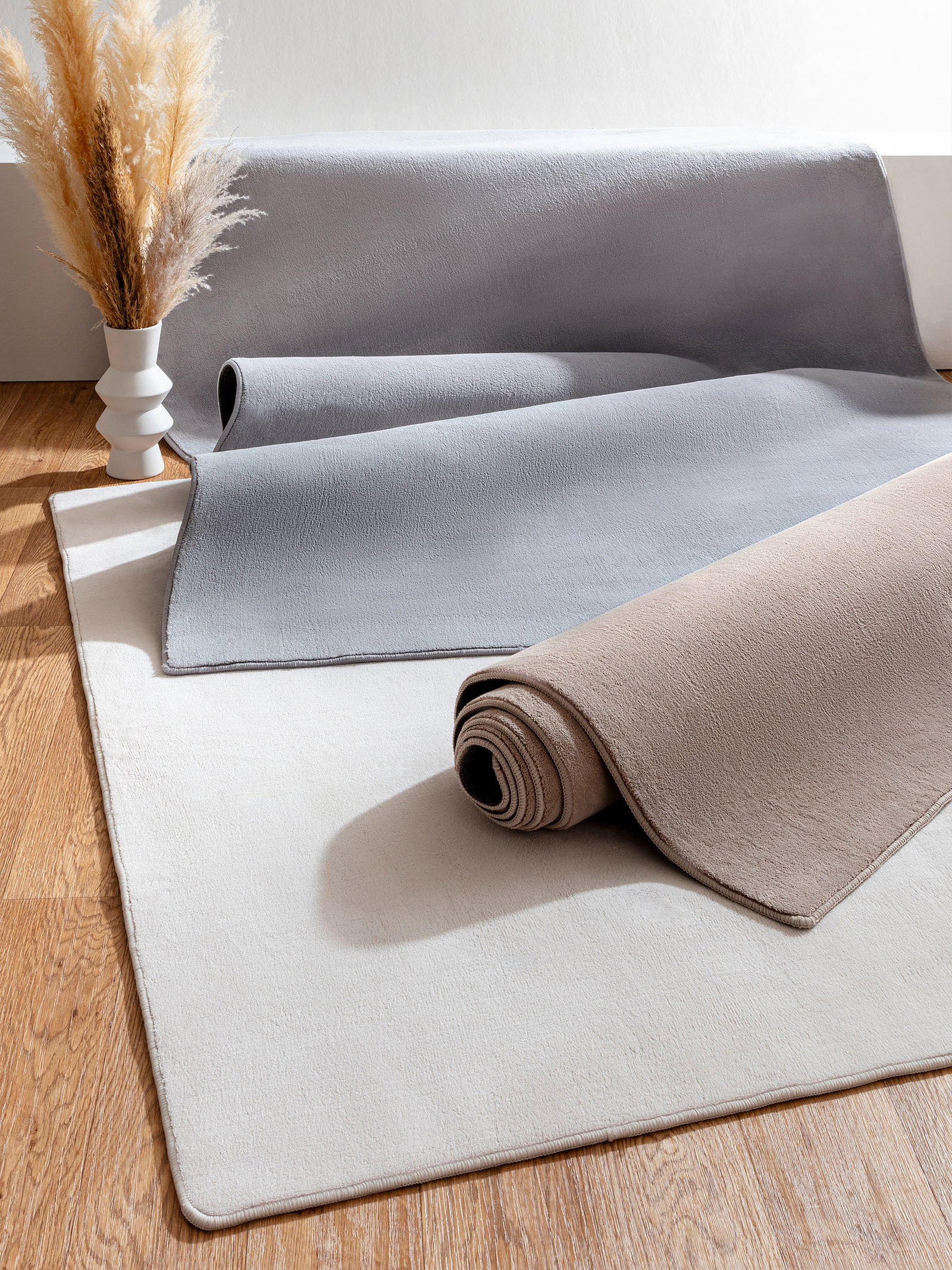 Kibek Hochflor-Teppich - Fairbanks Beige 160 x 230 cm