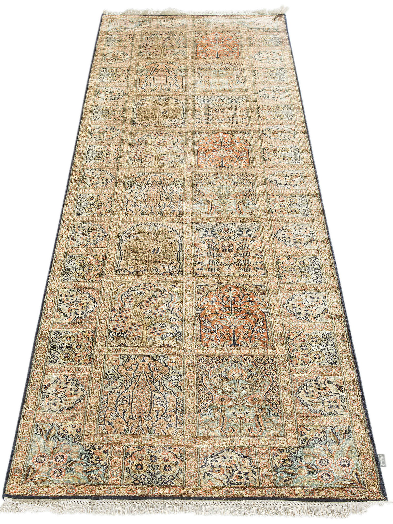 Kibek Unikat / Einzelstück - Kaschmir Seide 1818 Multicolor 80 x 300 cm 100 % Seide