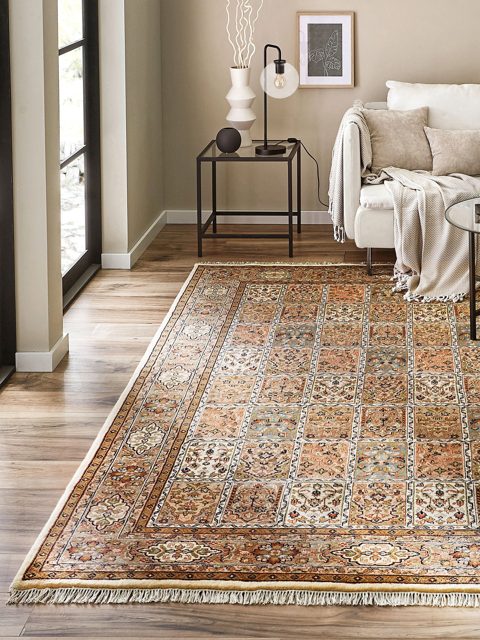 Kibek Orient-Teppich - Jahidpur Bachtiar Beige 200 x 300 cm