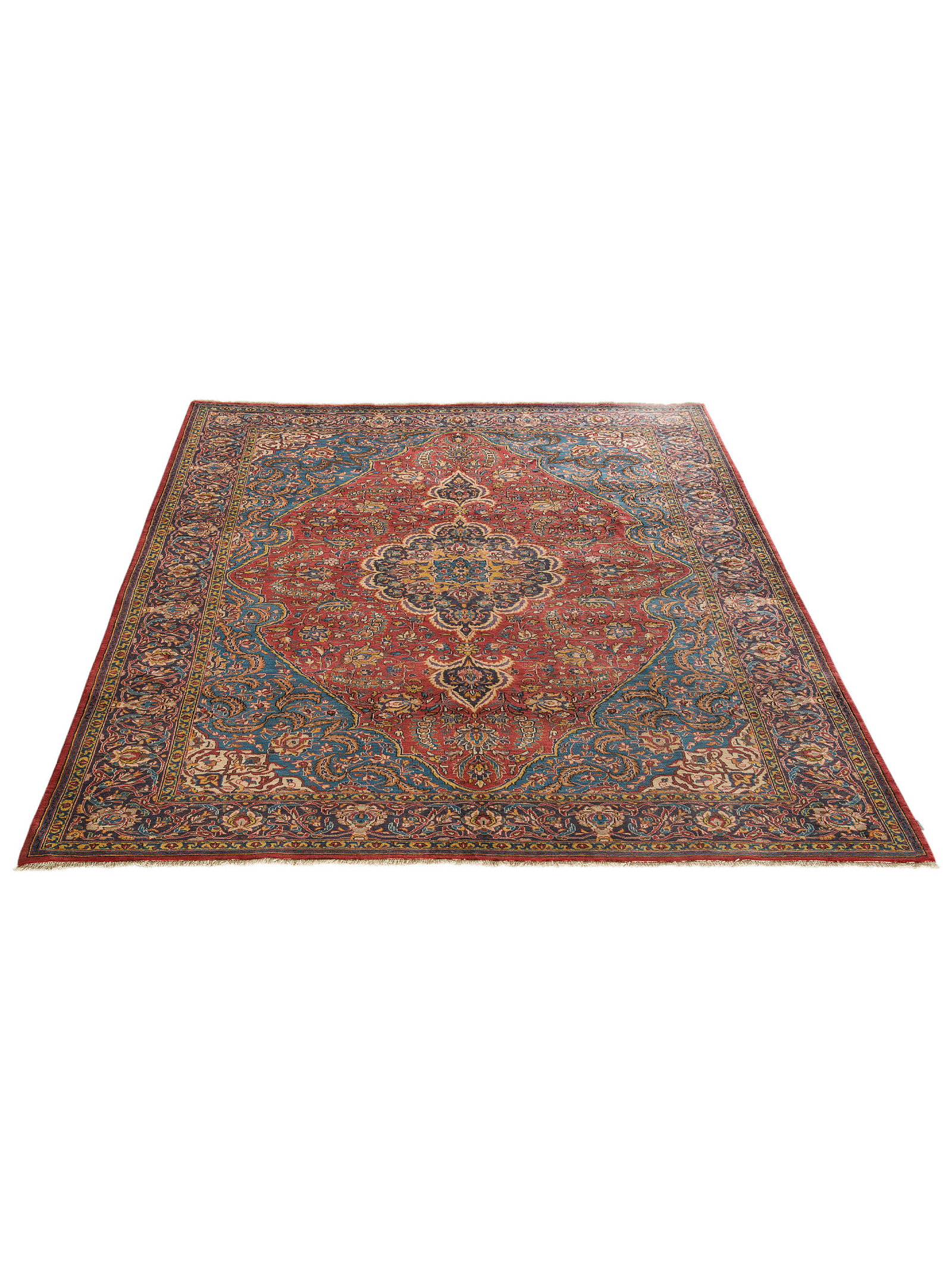 Kibek Unikat / Einzelstück - Golpayegan Rot 200 x 300 cm 100% Schurwolle