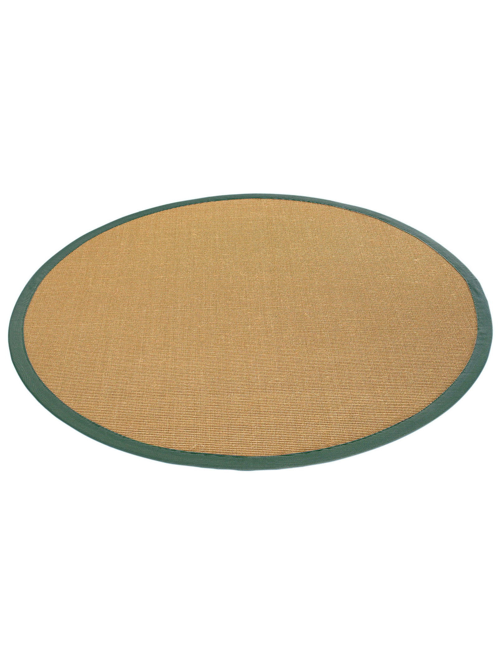 Kibek Sisal-Teppich - Aruba Nature Grün 200 cm Ø 100% Sisal