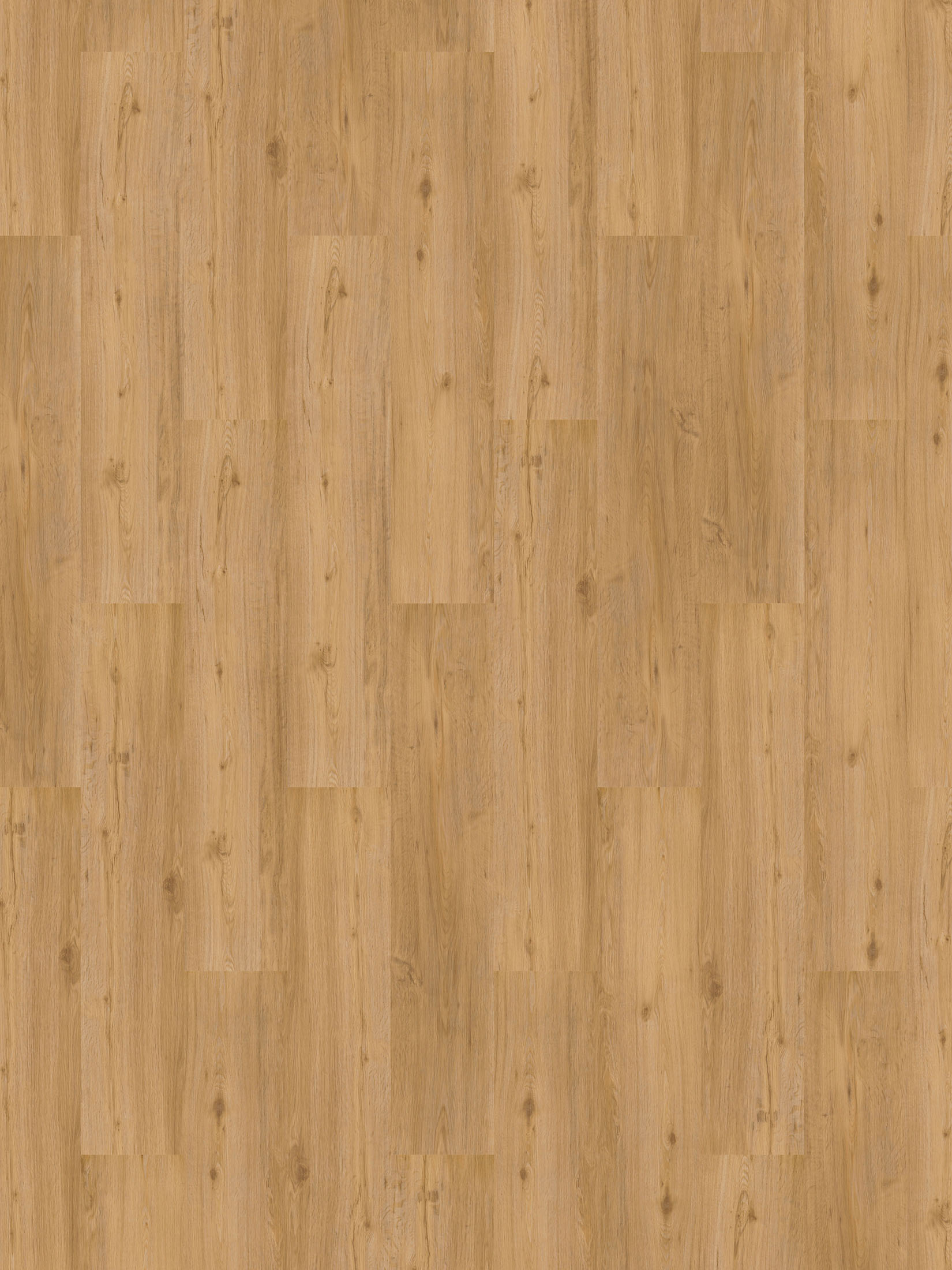 Holzboden mit natürlicher Maserung und hellbrauner Farbe, gleichmäßig verlegt.