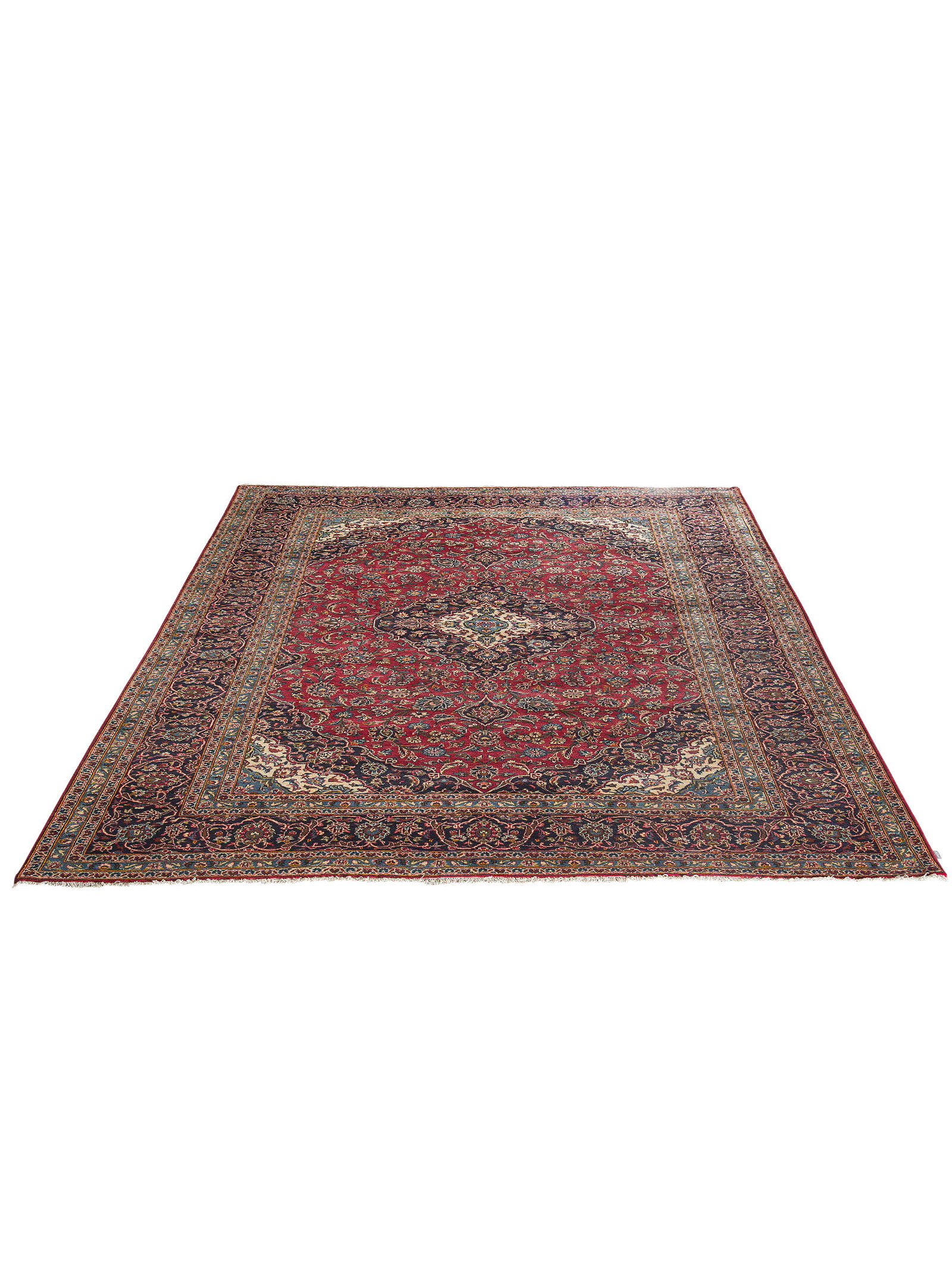 Kibek Unikat / Einzelstück - Keshan Rot 250 x 350 cm 100% Schurwolle