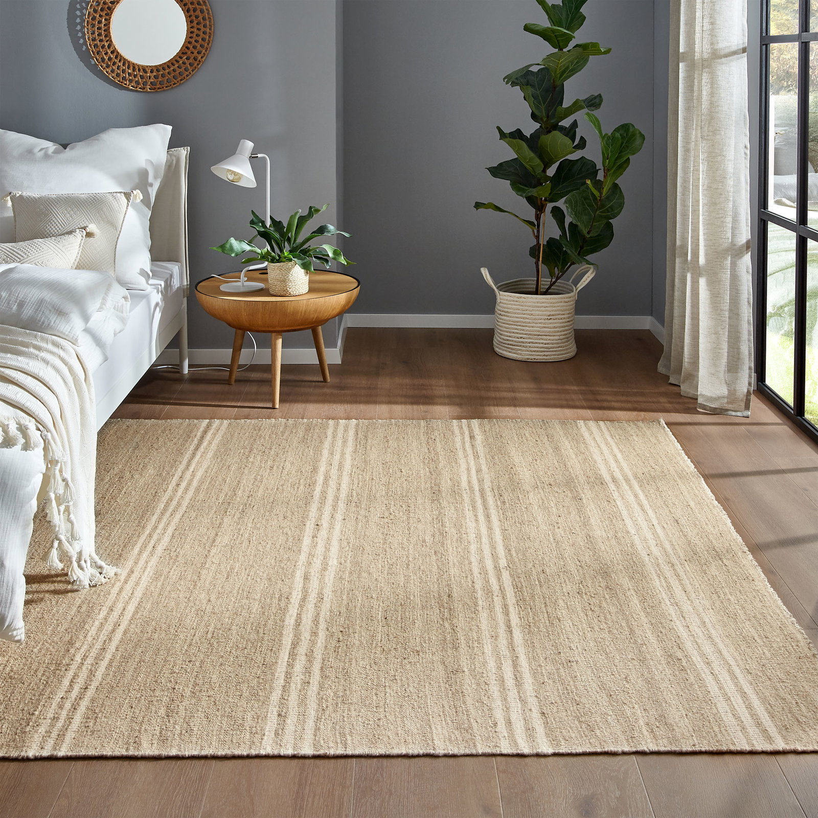 Kibek Woll-Teppich - Bergsund Beige 90 x 160 cm