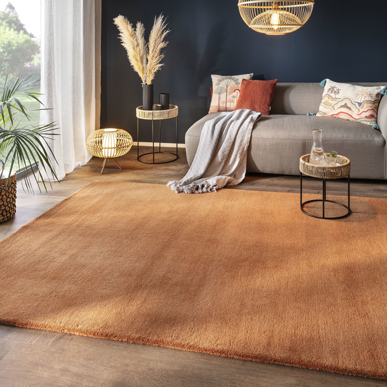 Kibek Woll-Teppich - Salmour Orange 170 x 240 cm