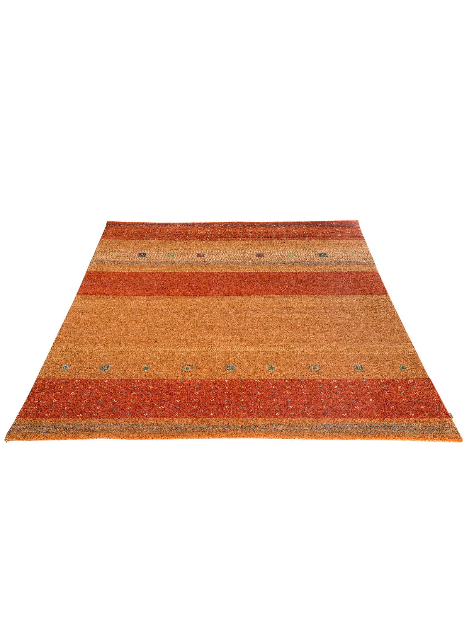 Kibek Unikat / Einzelstück - Odisha Gabbeh Orange 170 x 240 cm 100% Schurwolle