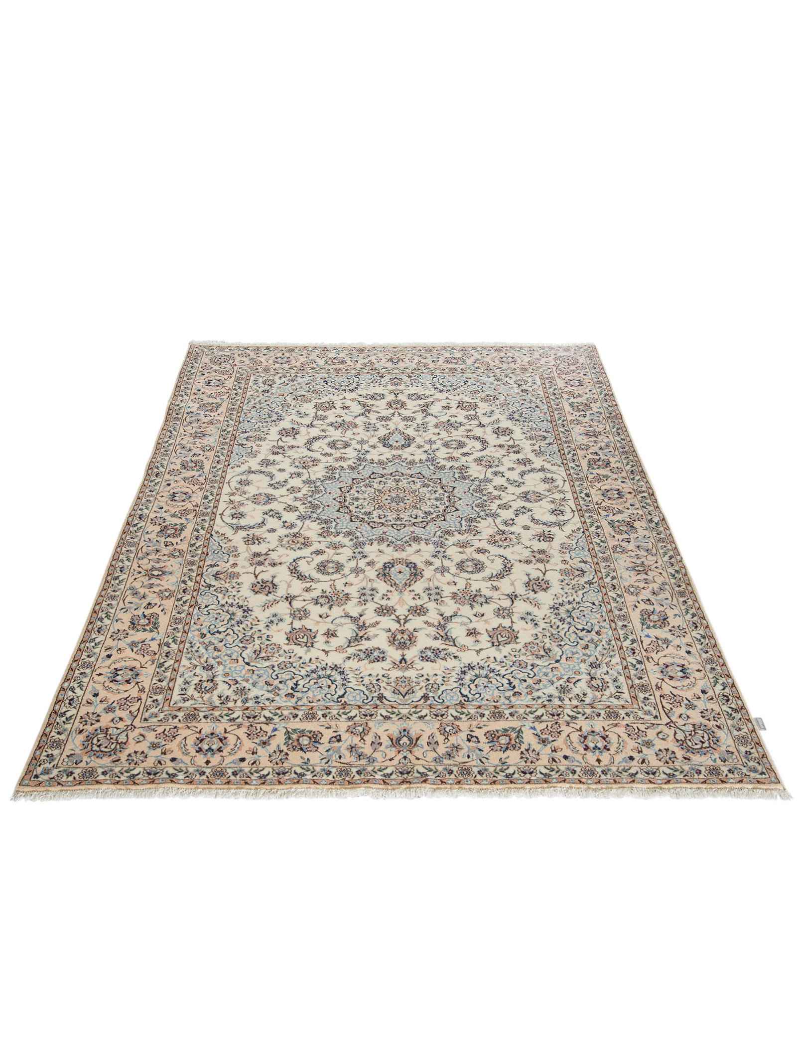 Kibek Unikat / Einzelstück - Nain 6 Lah Habibian Creme 170 x 240 cm 80% Schurwolle, 20% Seide