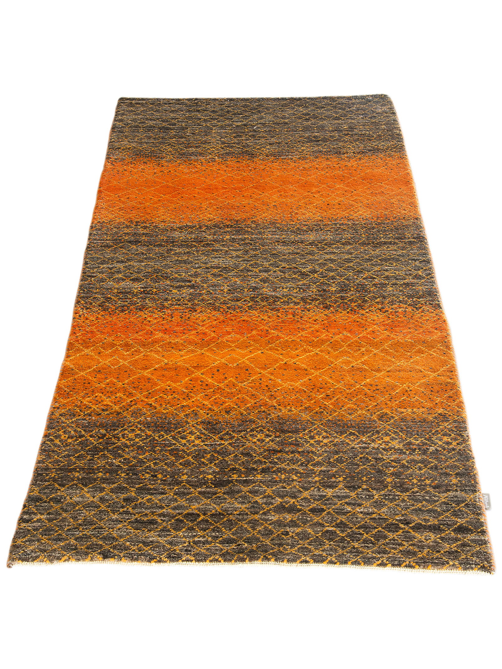 Kibek Unikat / Einzelstück - Contemporary Gabbeh Multicolor 50 x 150 cm 100% Schurwolle