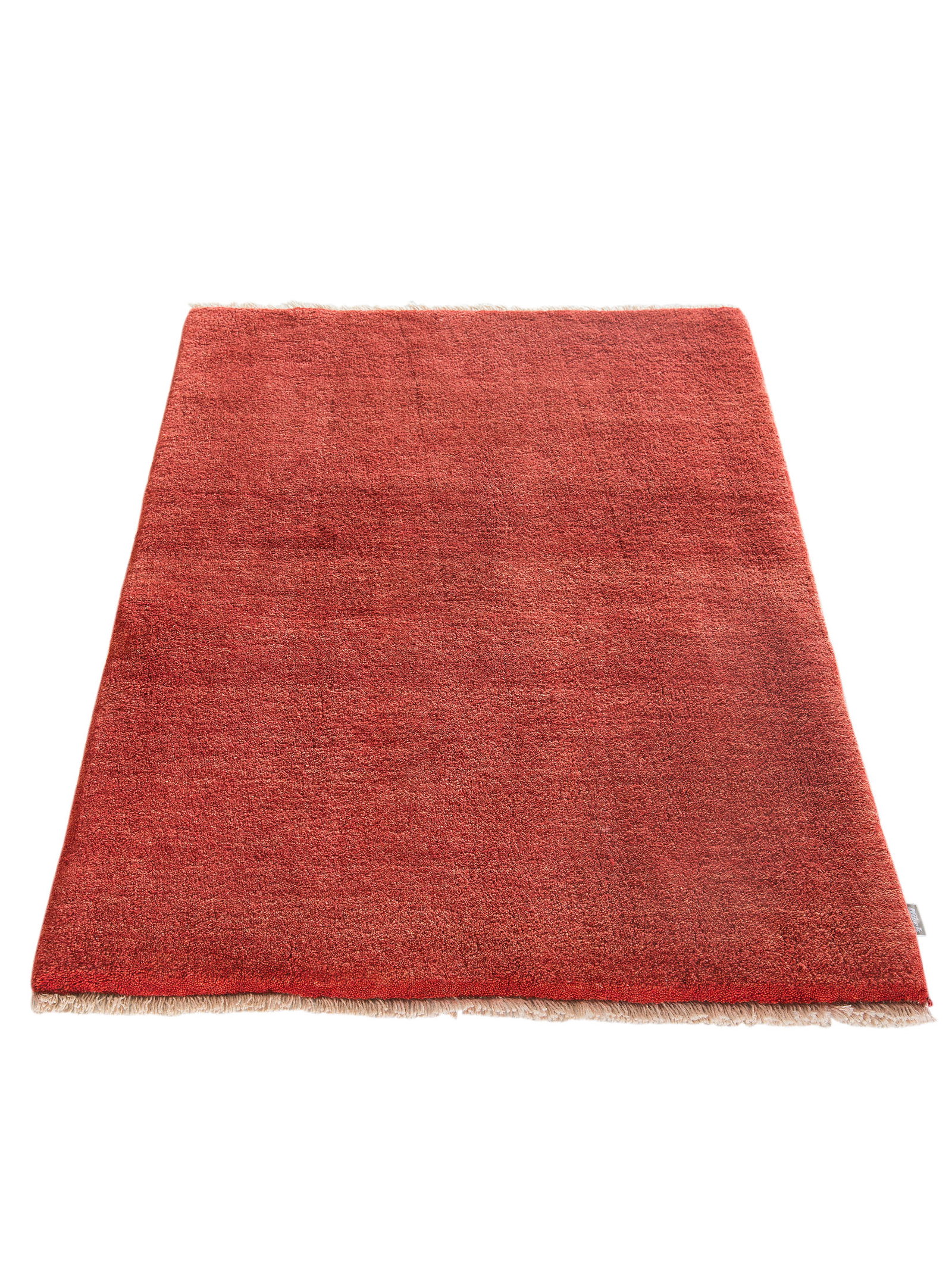 Kibek Unikat / Einzelstück - Persischer Gabbeh Rosa 70 x 140 cm 100% Schurwolle