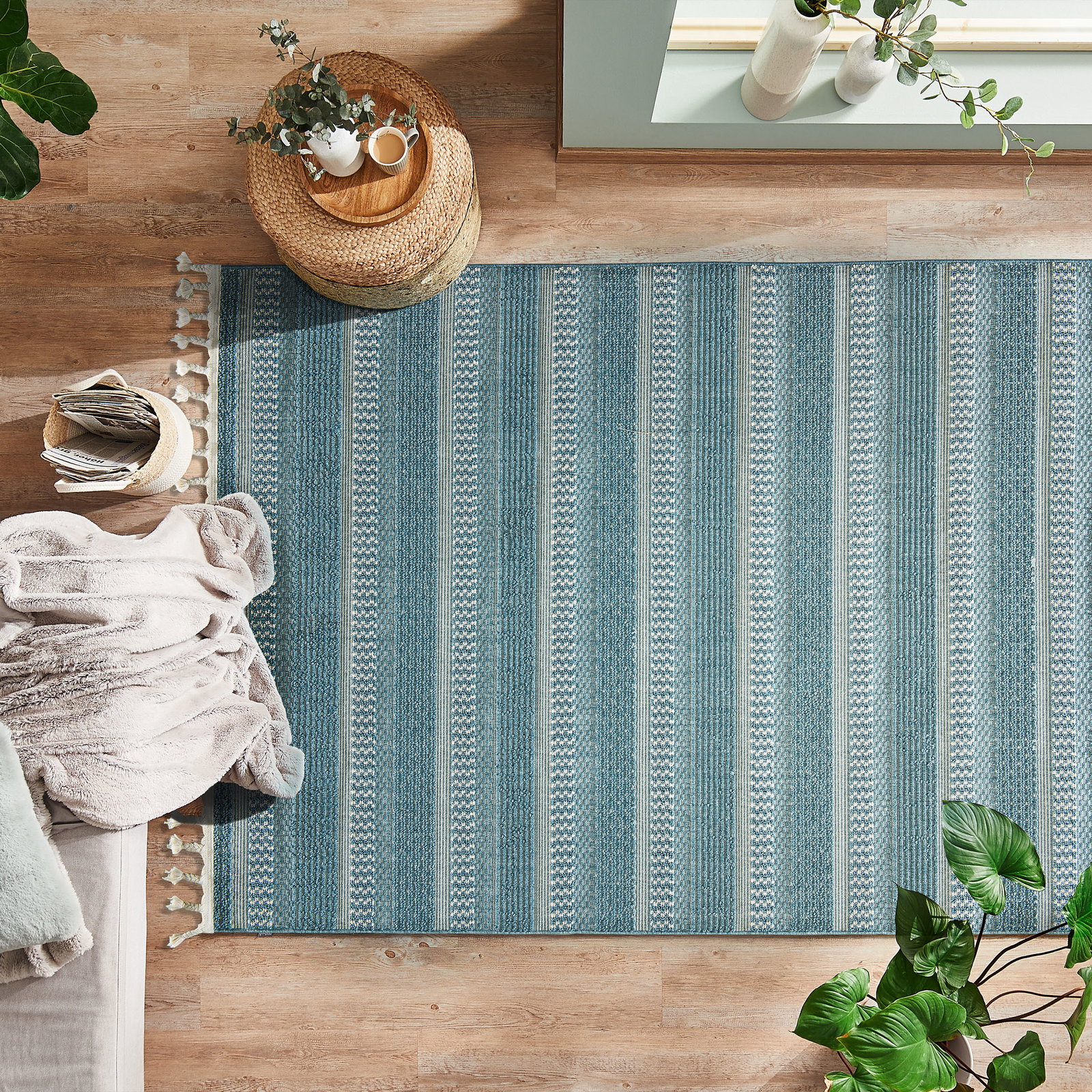 Kibek Outdoor-Teppich - Kalmar Blau 120 x 180 cm