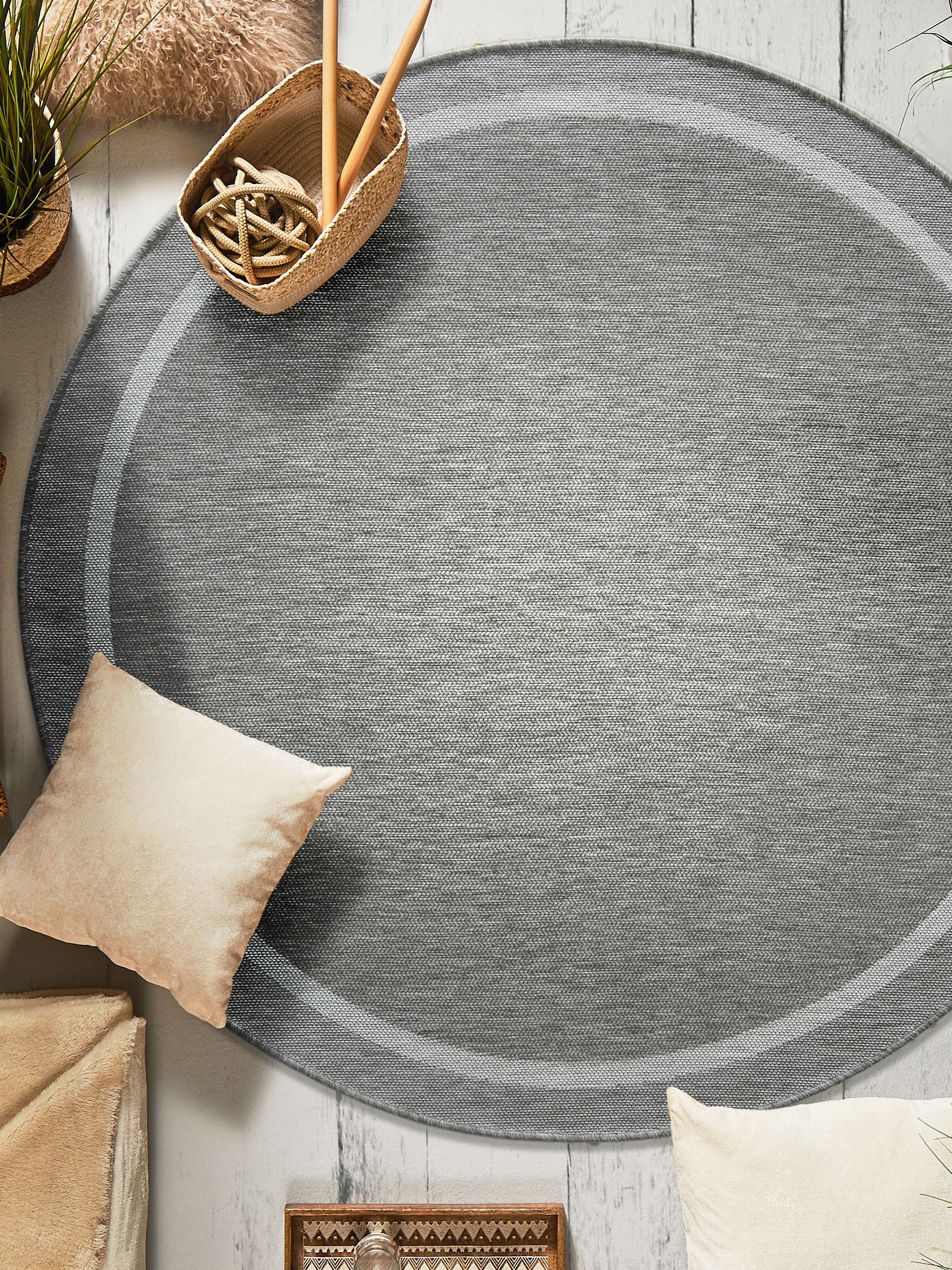 Svana | Silber | ca. 200 cm rund
