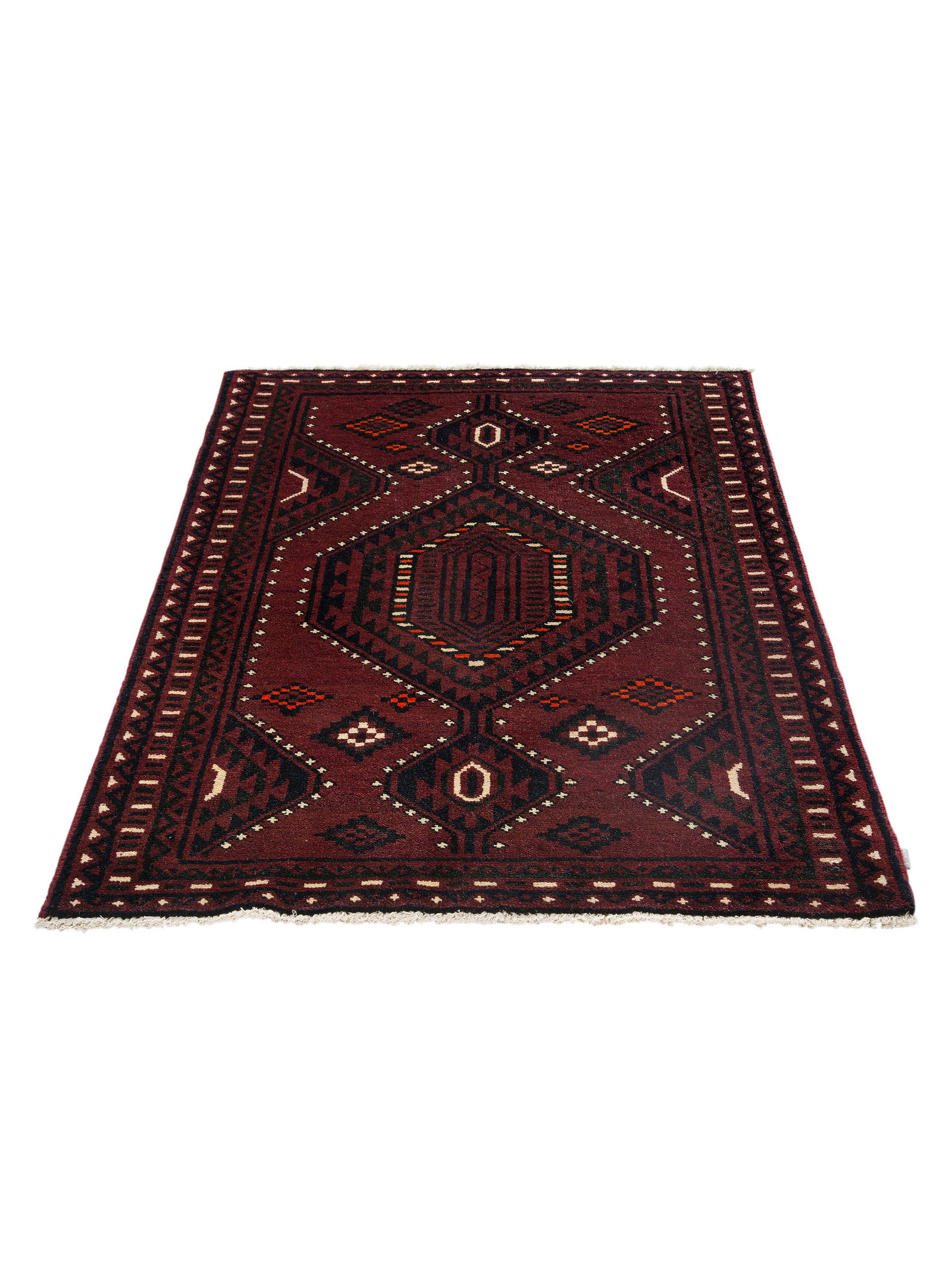 Kibek Unikat / Einzelstück - Lori Rot 70 x 140 cm 100% Schurwolle