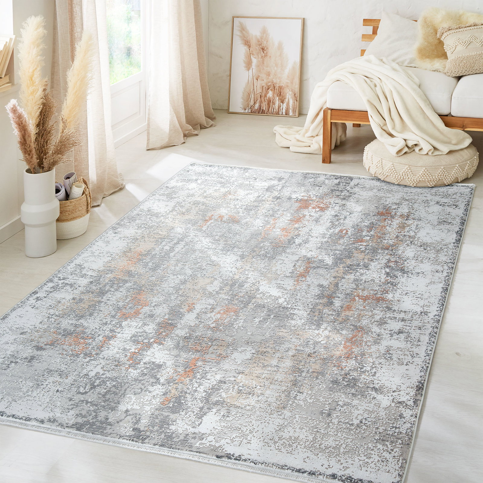 Kibek Vintage-Teppich - New Romance Terracotta 240 x 340 cm