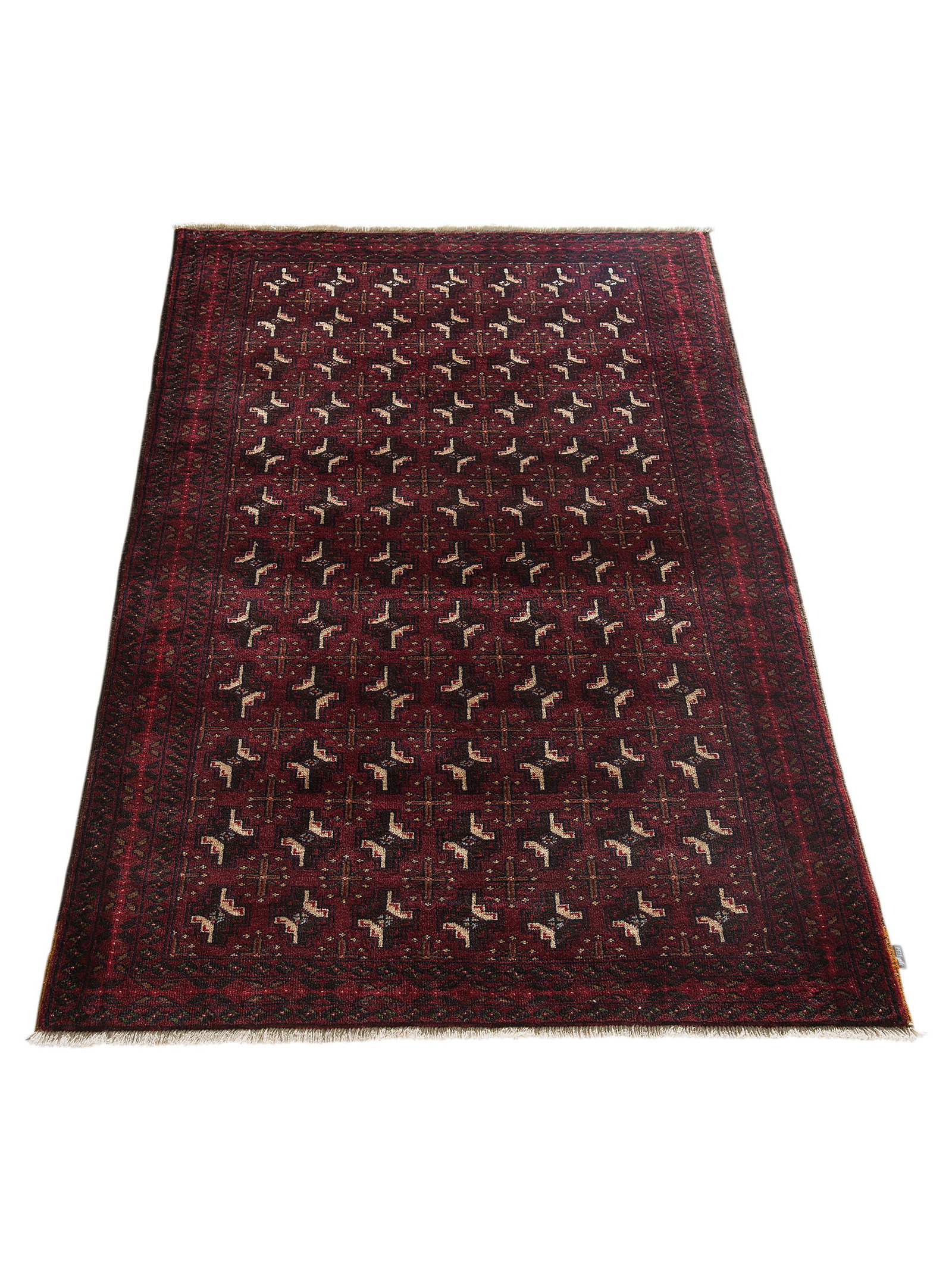 Kibek Unikat / Einzelstück - Belutsch Rot 140 x 200 cm 100% Schurwolle