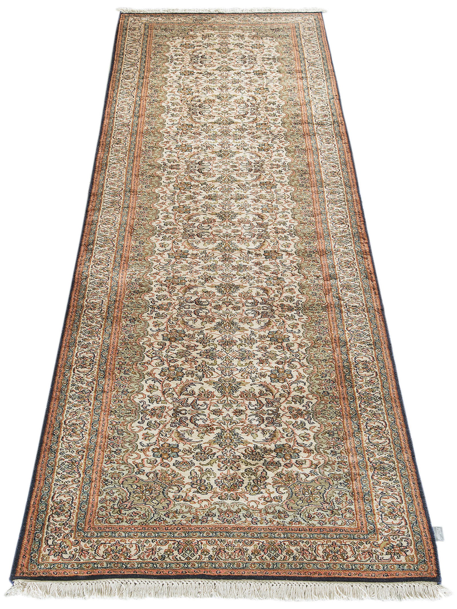 Kibek Unikat / Einzelstück - Kaschmir Seide 1818 Creme 80 x 300 cm 100 % Seide