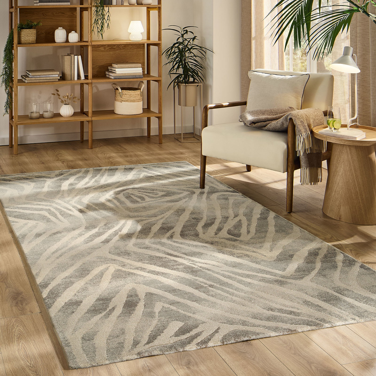 Kibek Moderner Teppich - Luena Beige 160 x 230 cm