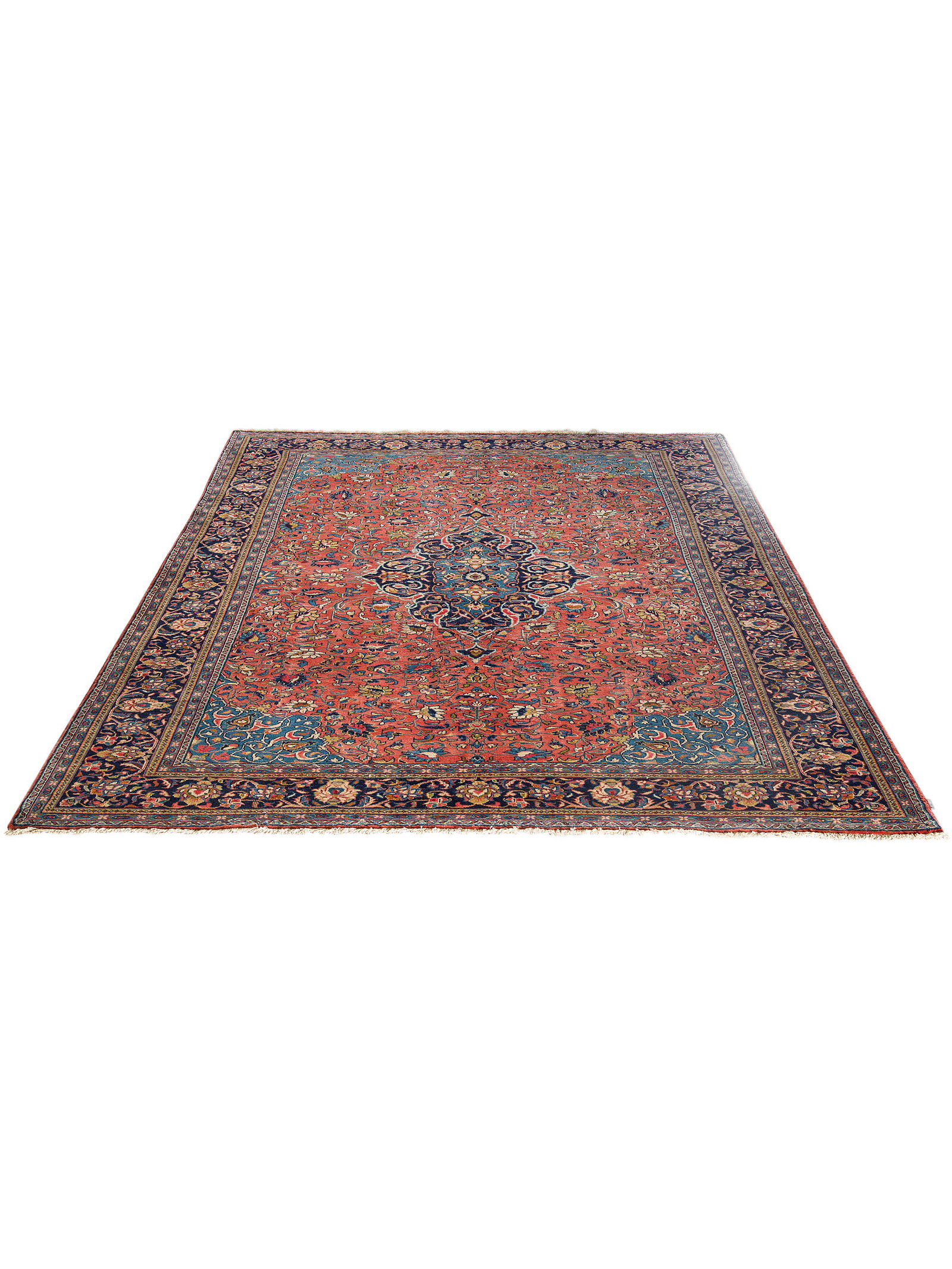 Kibek Unikat / Einzelstück - Sarough Rosa 200 x 300 cm 100% Schurwolle
