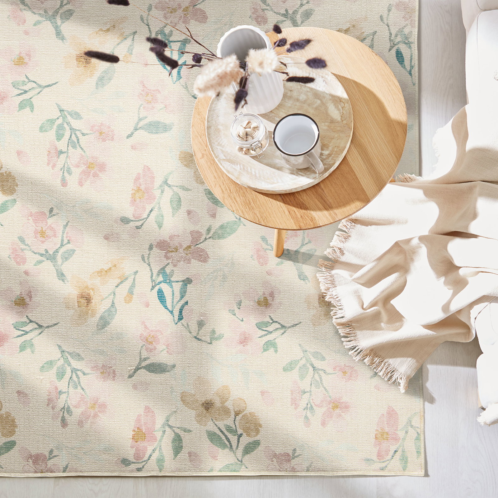 Kibek Vintage-Teppich - Spring Garden Beige 140 x 200 cm