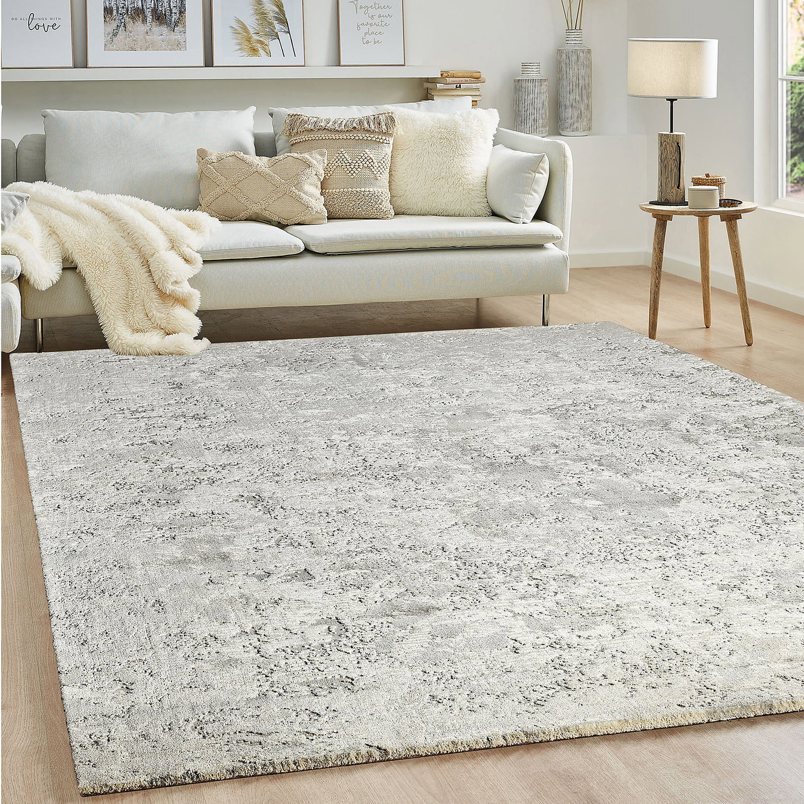 Kibek Vintage-Teppich - Calanthe Creme 80 x 150 cm