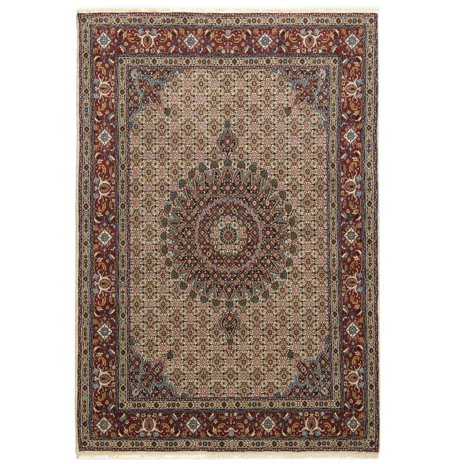 Kibek Orient-Teppich - Moud Mahi Braun 170 x 240 cm 100 % reine Schurwolle