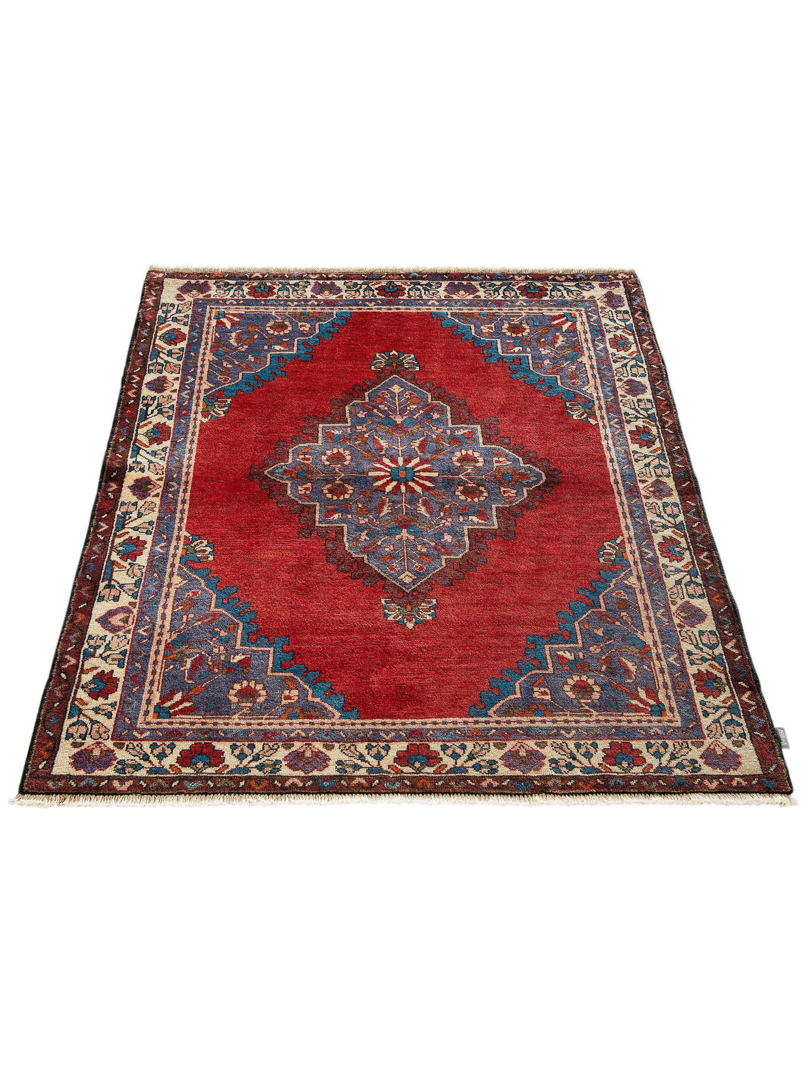 Kibek Unikat / Einzelstück - Tafresh Hamadan Rot 90 x 160 cm 100% Schurwolle