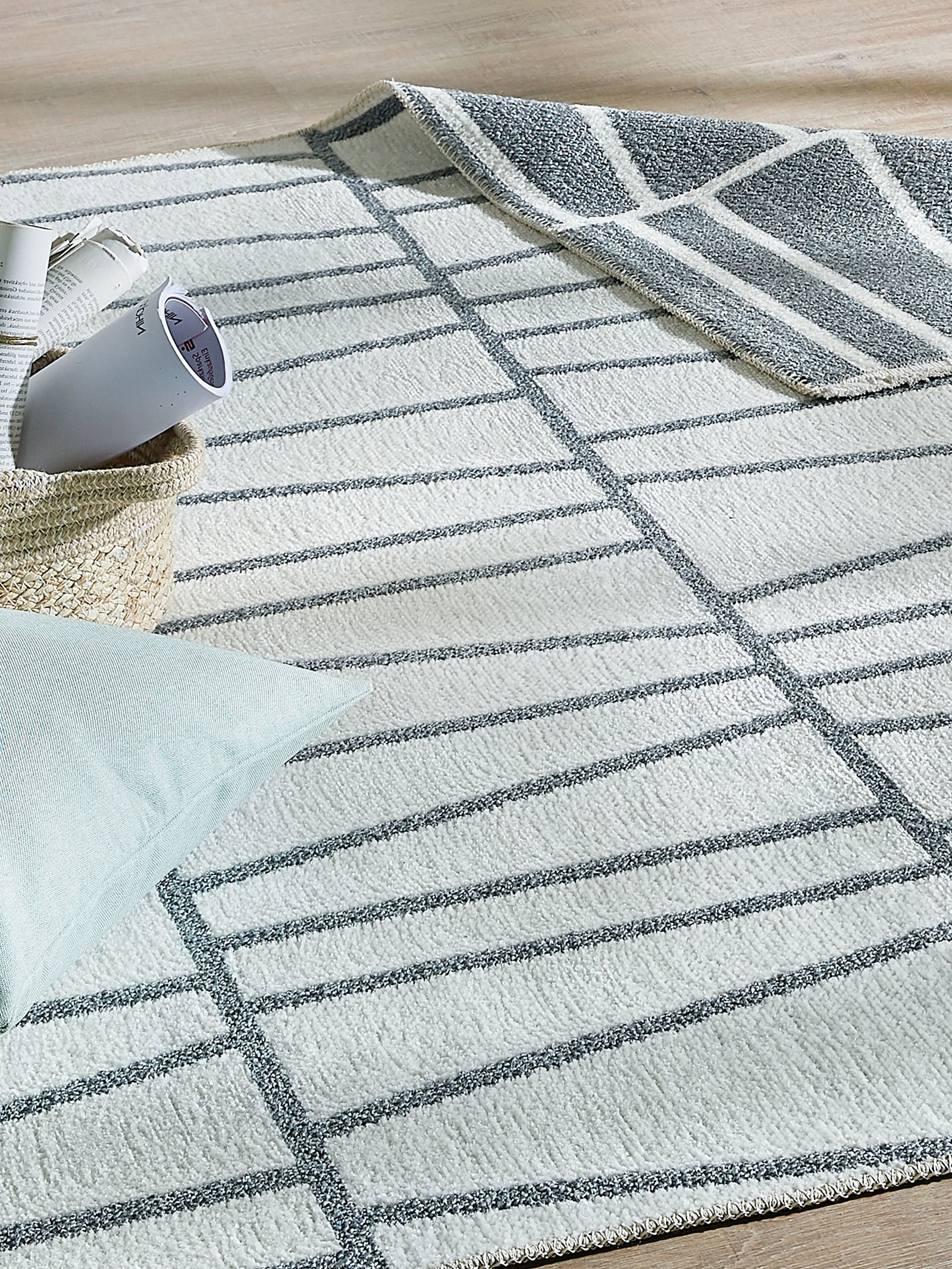 Kibek Moderner Teppich - Hedda Creme 80 x 150 cm
