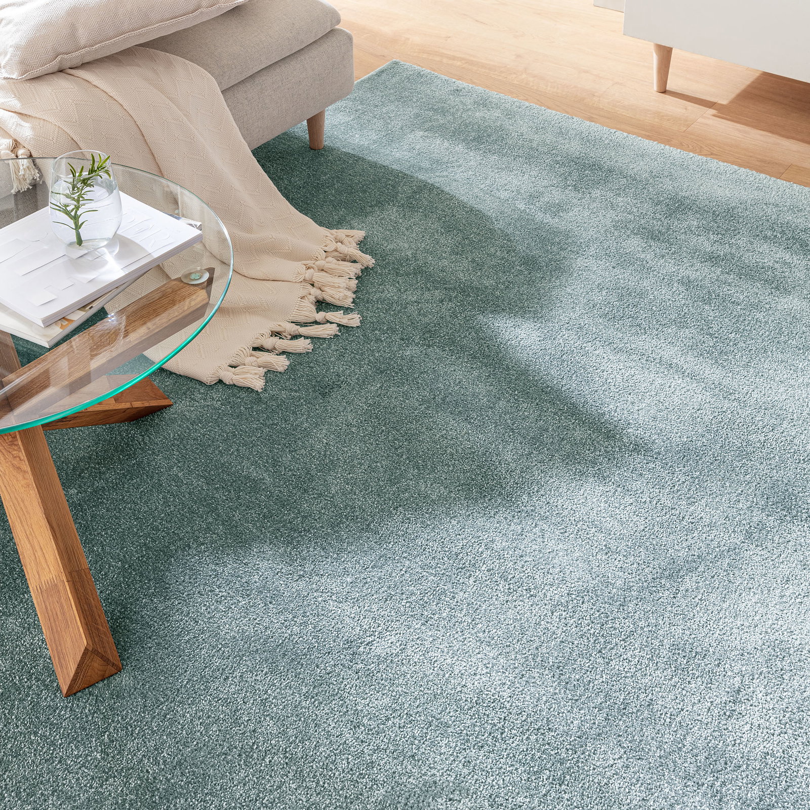 Kibek Hochflor-Teppich - Sovereign Blau 200 x 250 cm