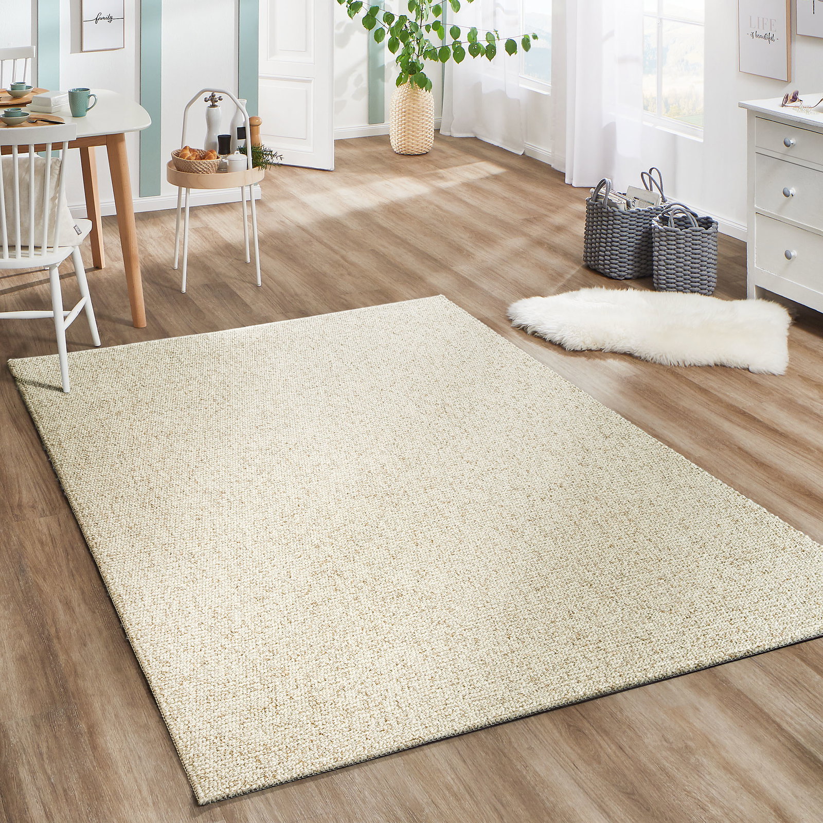 Kibek Moderner Teppich - Karleby Braun 120 x 170 cm
