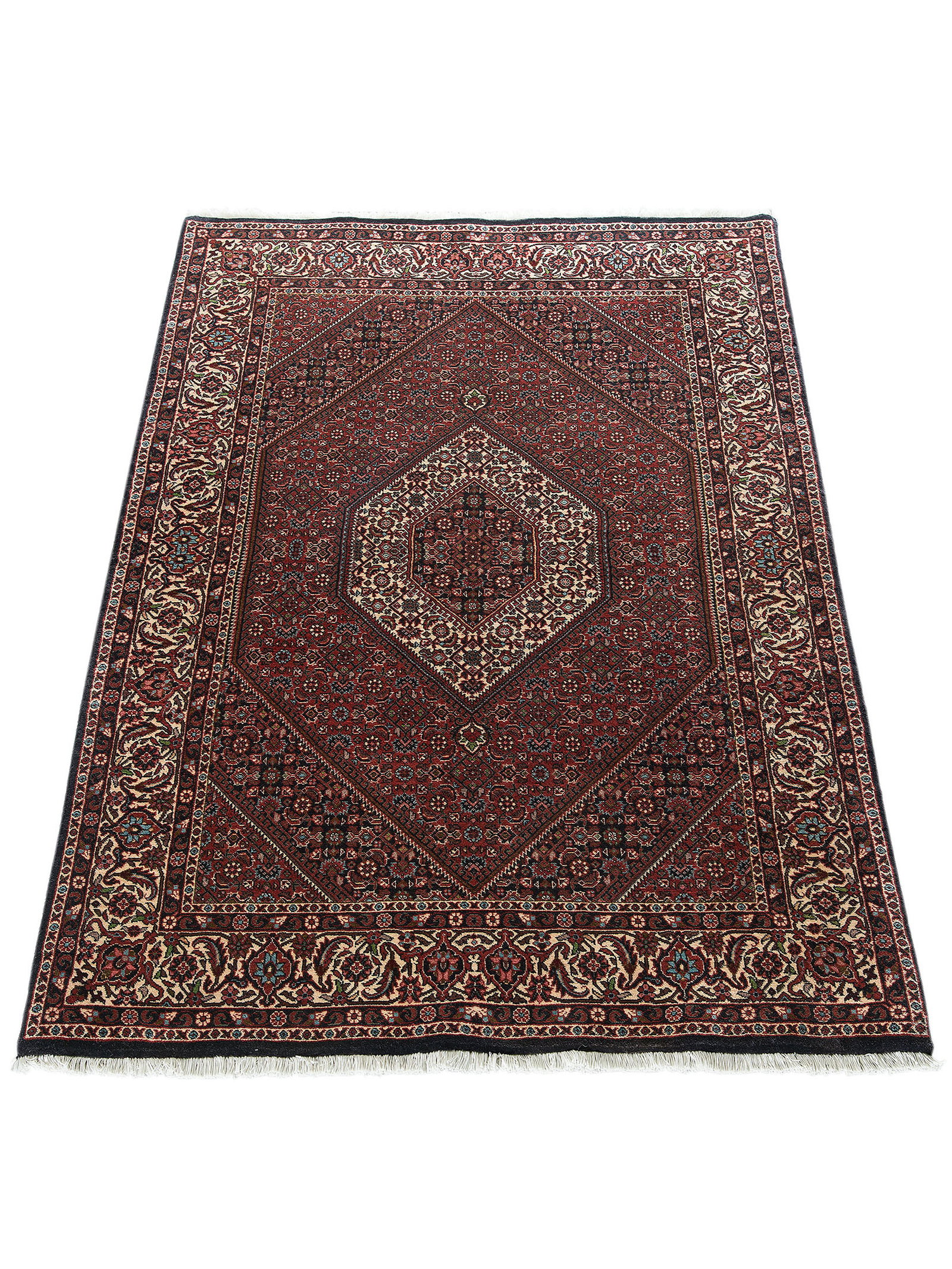 Kibek Unikat / Einzelstück - Bidjar Zandjan Rot 170 x 240 cm 100% Schurwolle