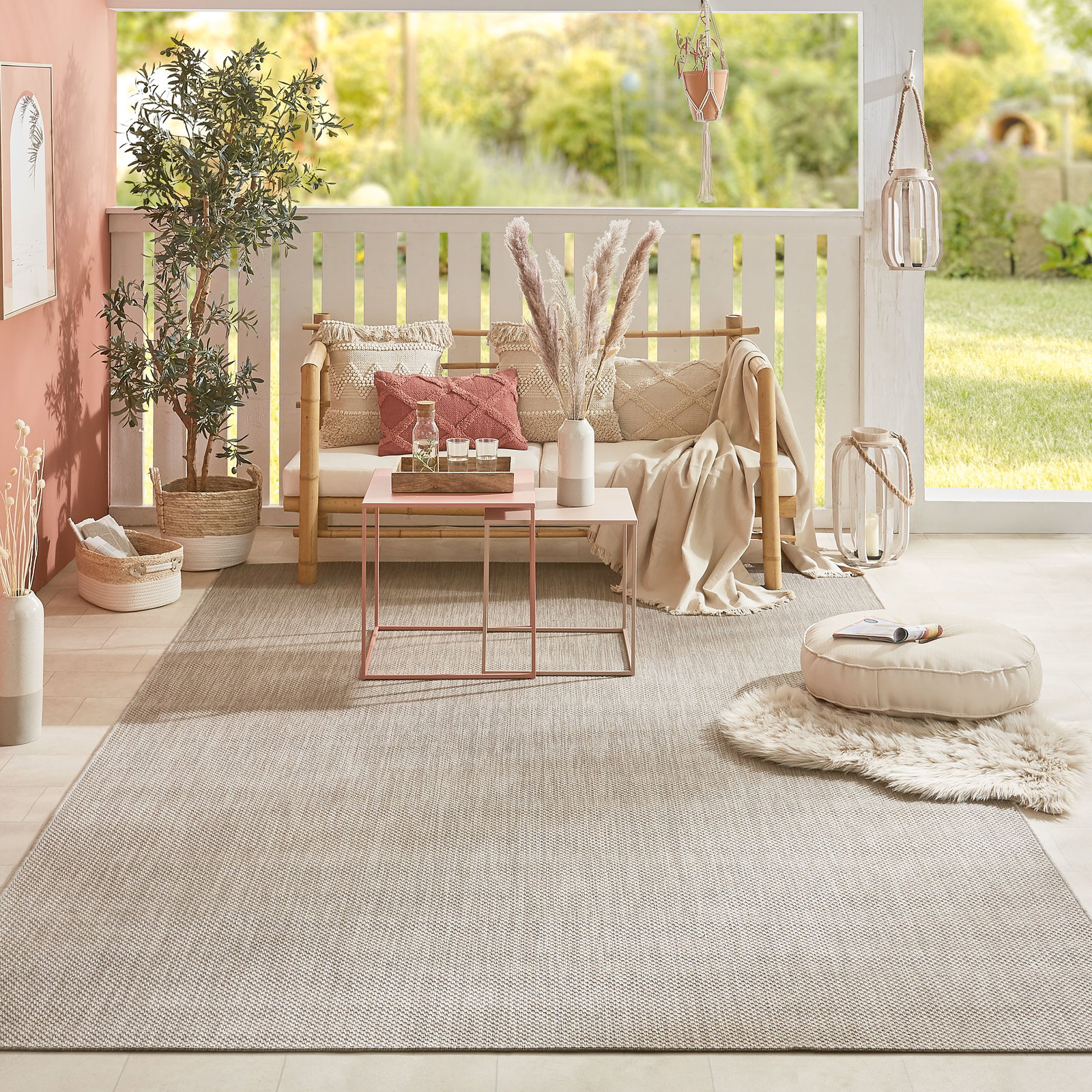 Kibek Outdoor-Teppich - Proteus Beige 140 x 200 cm