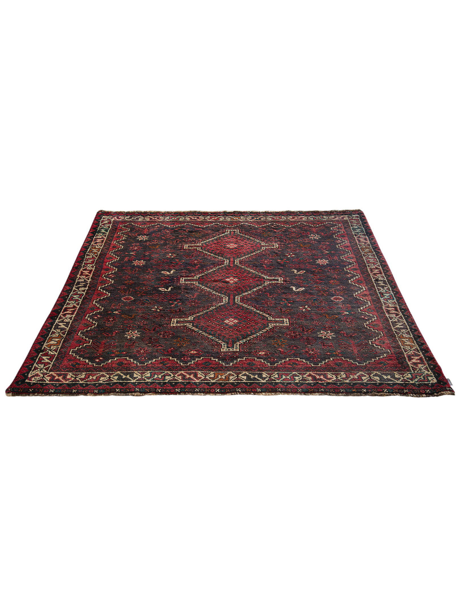 Kibek Unikat / Einzelstück - Shiraz Multicolor 140 x 200 cm 100% Schurwolle