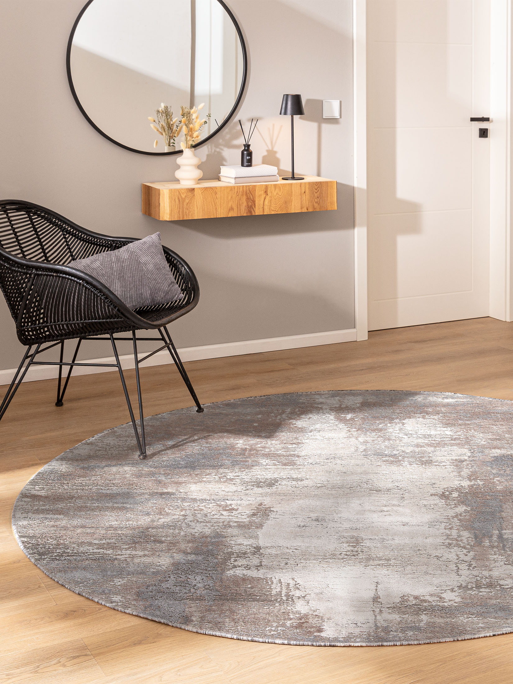 Skala | Vintage Beige | ca. 200 cm rund
