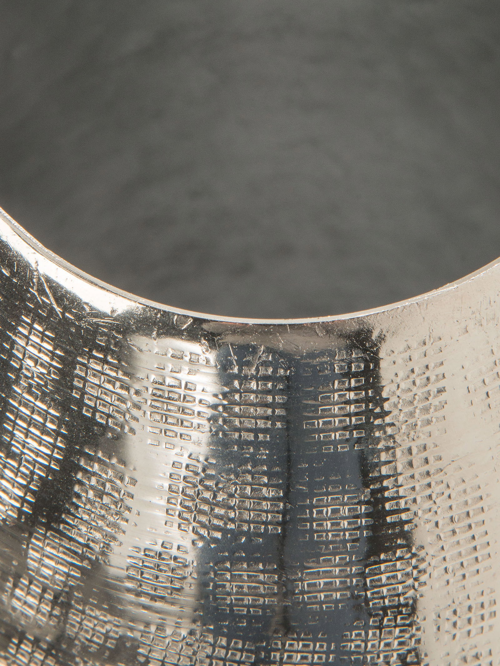 Kibek Deko-Vase - Silver Net Silber 19 x 41 cm