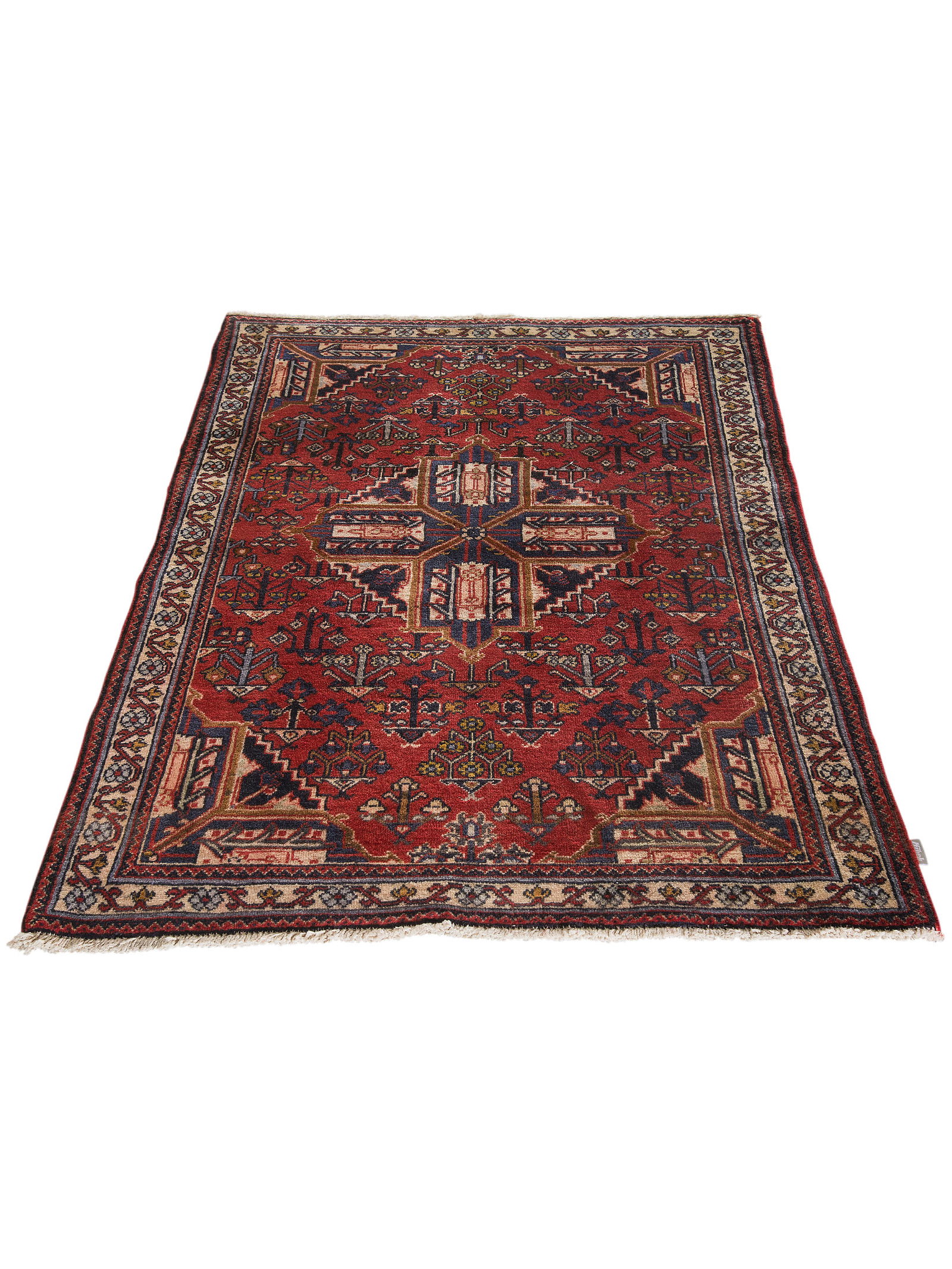 Kibek Unikat / Einzelstück - Meymeh Rot 90 x 160 cm 100% Schurwolle