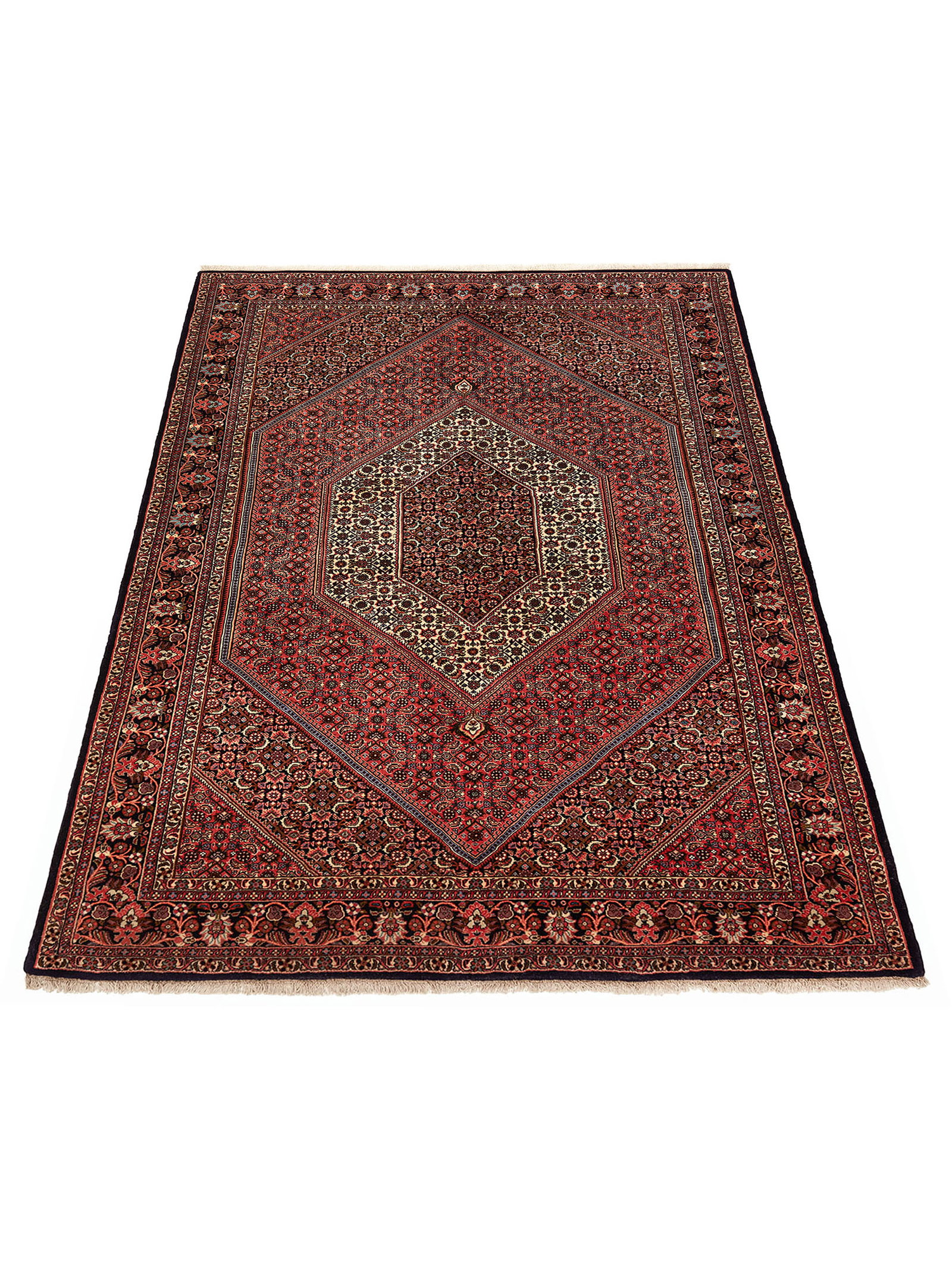 Kibek Unikat / Einzelstück - Bidjar Tekab Rot 200 x 300 cm 100% Schurwolle