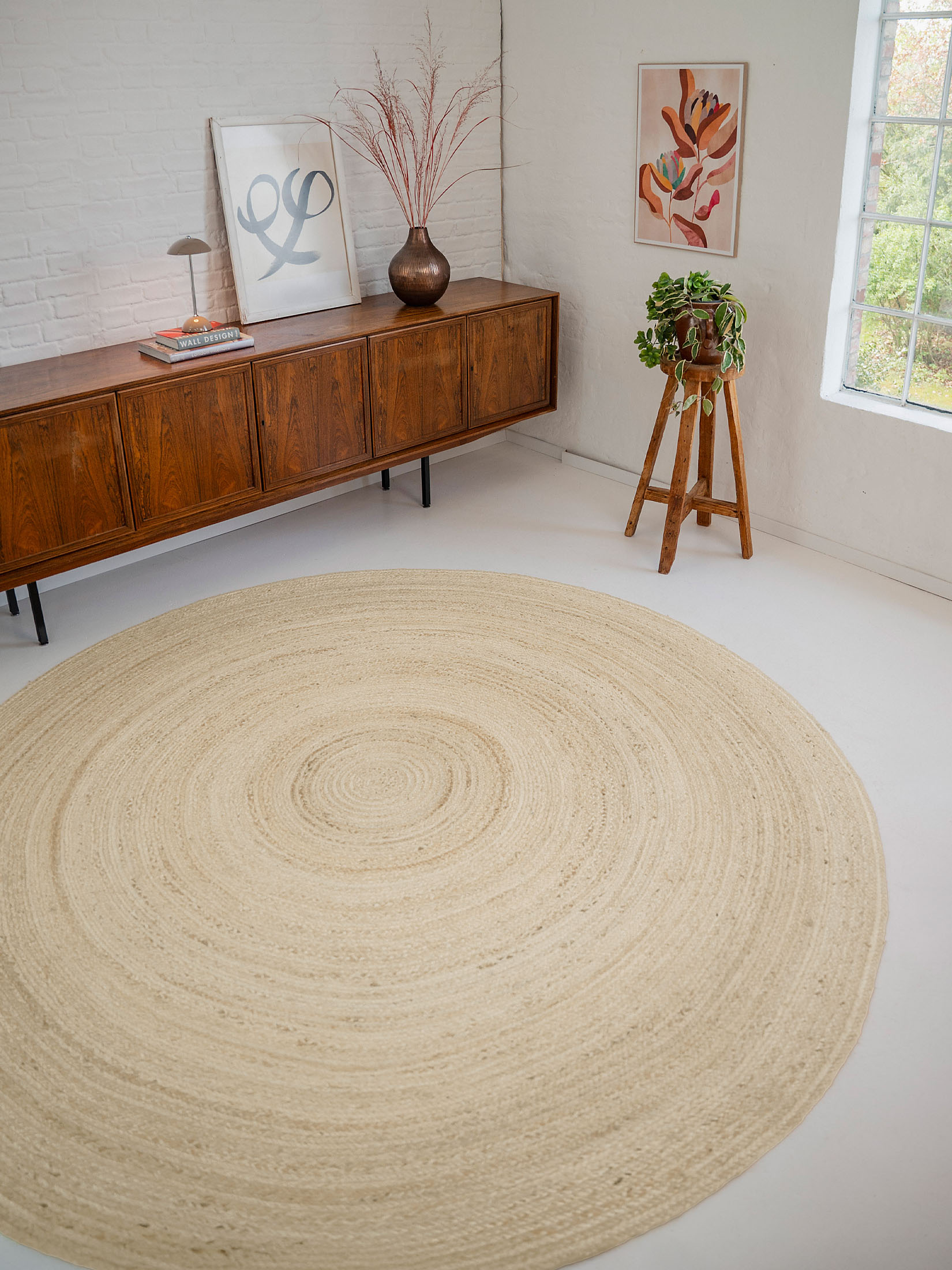 Manacor | Hellbeige | ca. 90 cm rund
