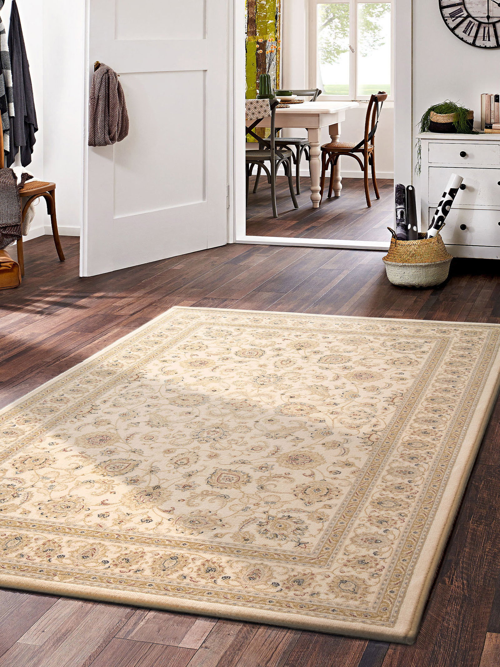 Kibek Orient-Teppich - Onyx Beige 80 x 160 cm 100% Schurwolle