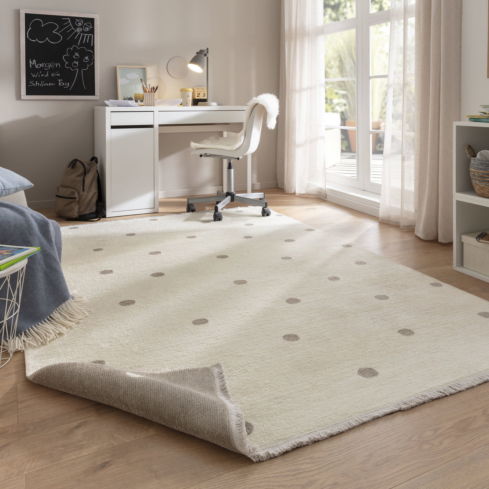 Kibek Kinder-Teppich - Whitehaven Grau 160 x 230 cm