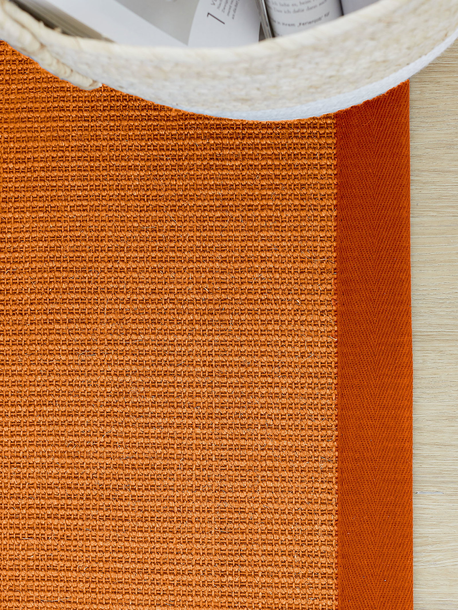 Kibek Sisal-Teppich - Aruba Life Orange 130 x 190 cm 100% Sisal