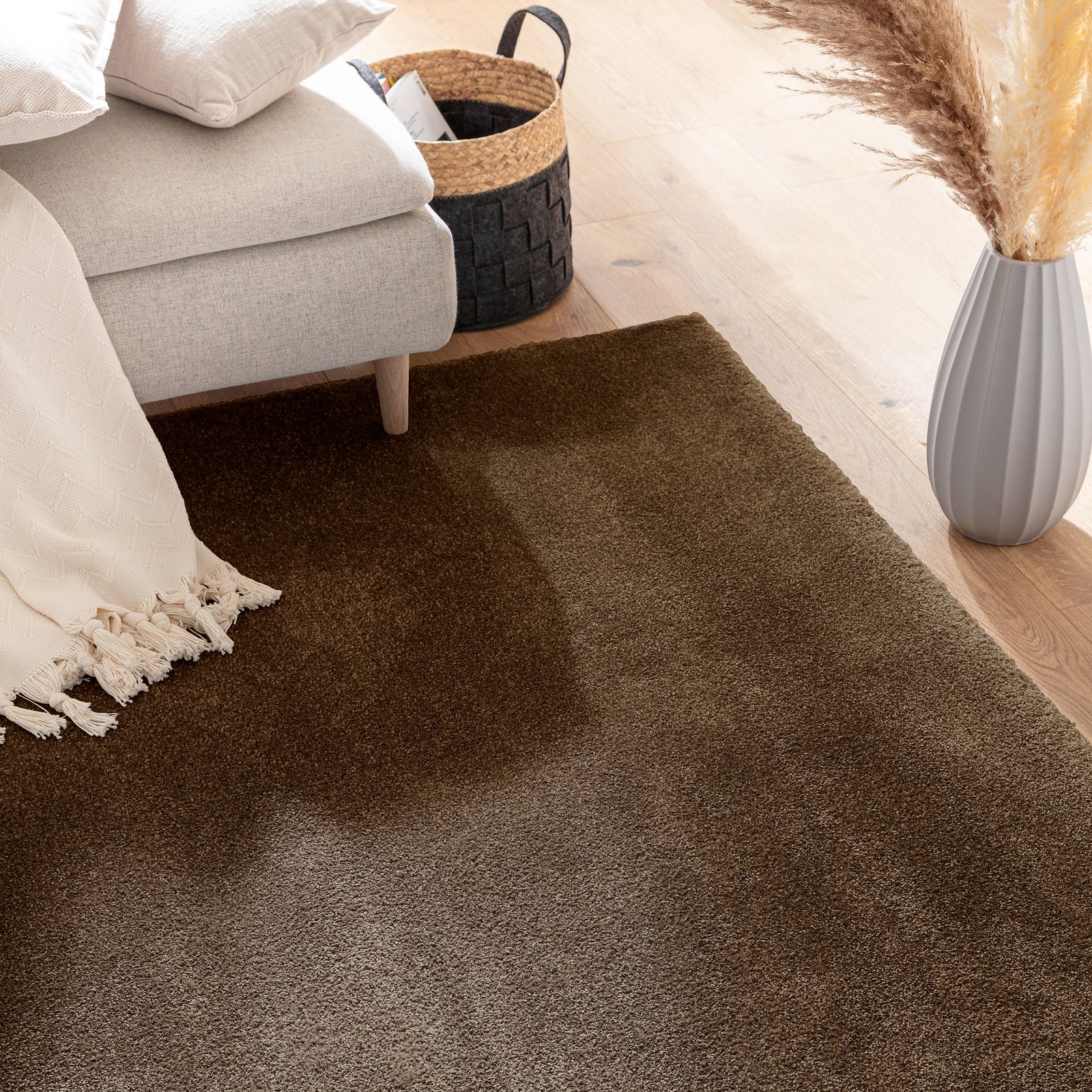 Kibek Hochflor-Teppich - Sovereign Grün 200 x 250 cm
