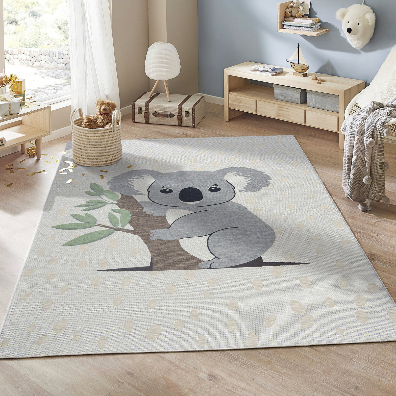 Kibek Kinder-Teppich - Koala Creme 160 x 240 cm