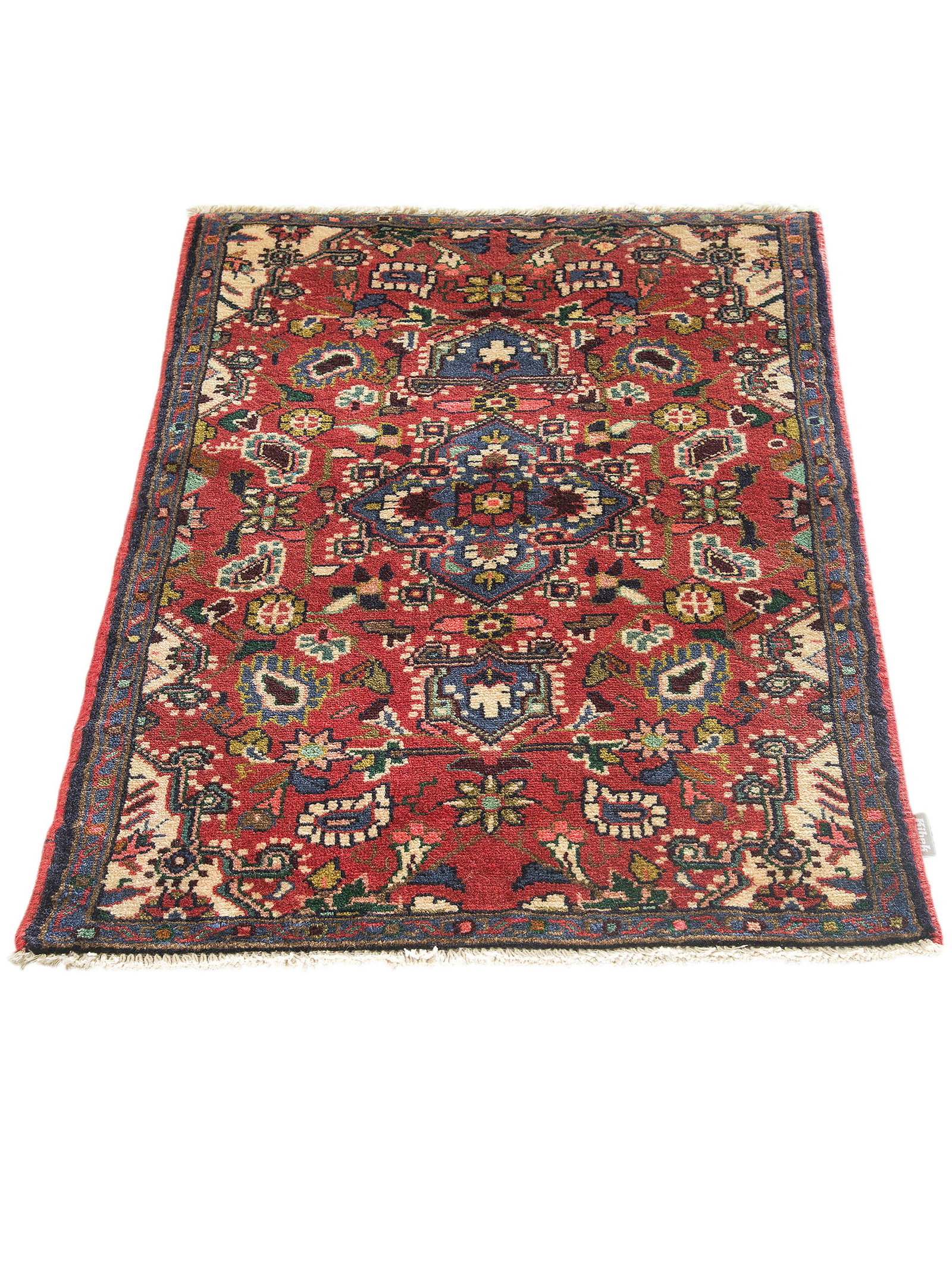 Kibek Unikat / Einzelstück - Tuiserkan Hamadan Rot 60 x 90 cm 100% Schurwolle