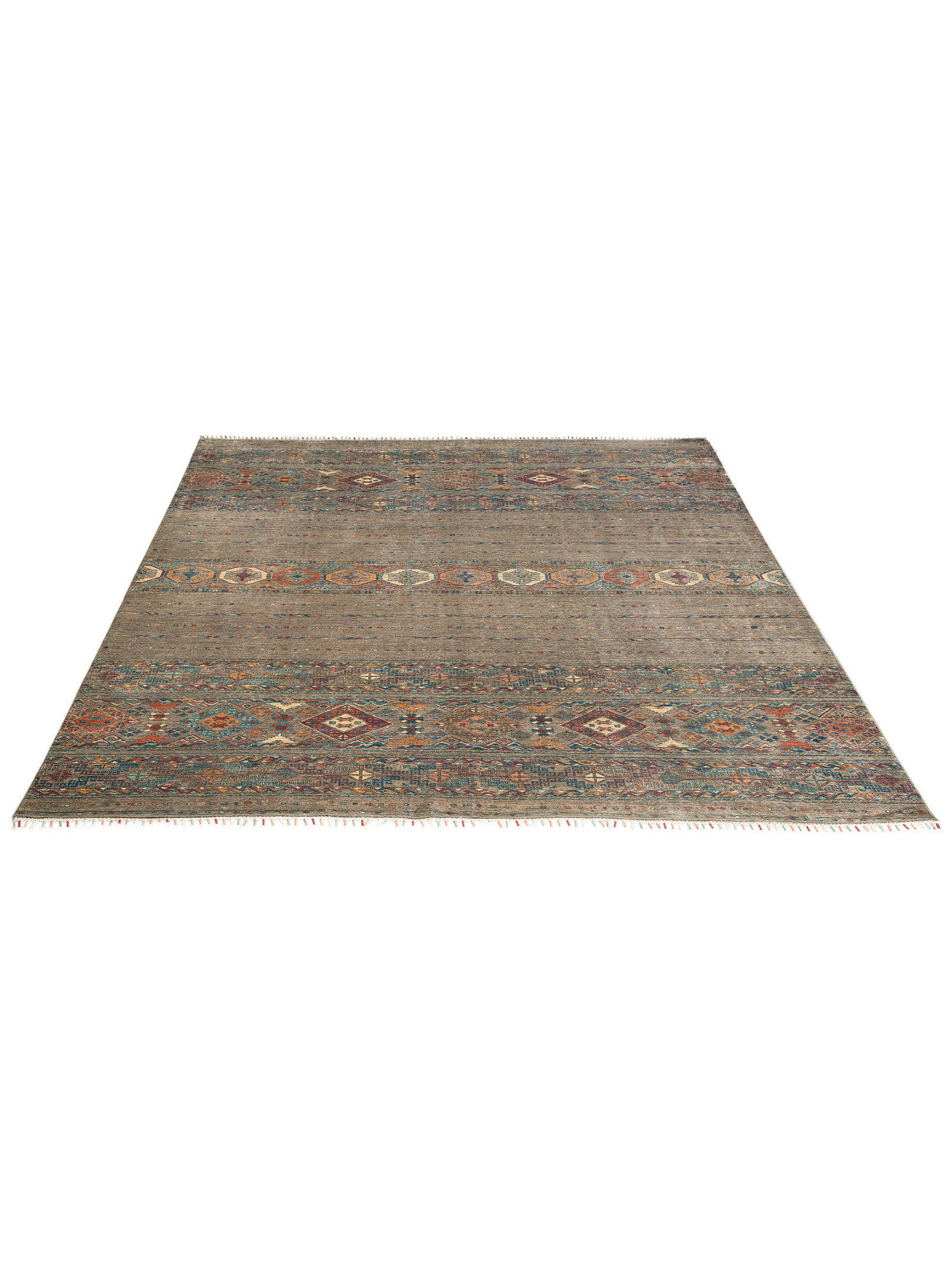Kibek Unikat / Einzelstück - Chobi Schal Braun 250 x 350 cm 100% Schurwolle